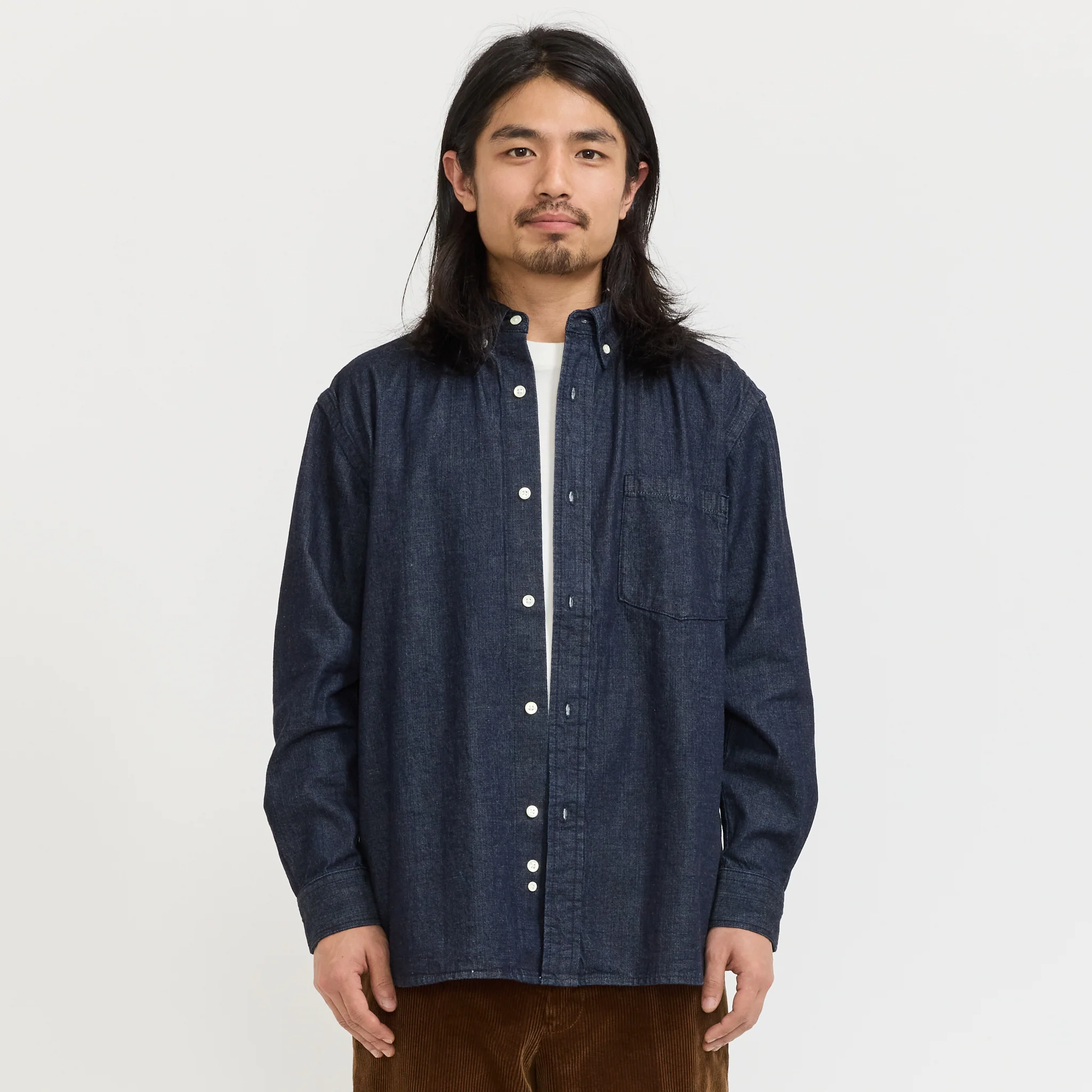 George Button Down Shirt Indigo - Image 6