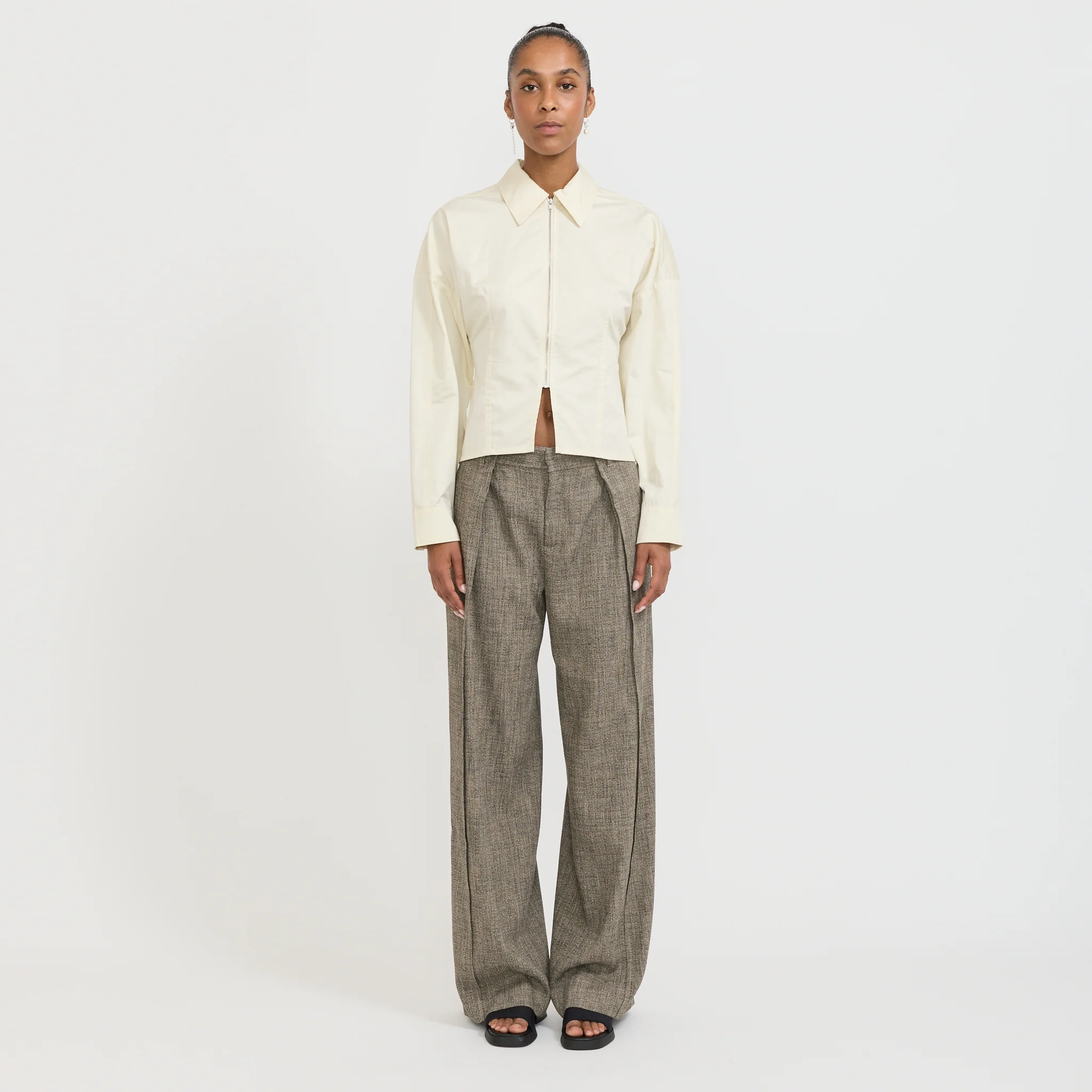 Gia Shirt Light Grey - Image 2