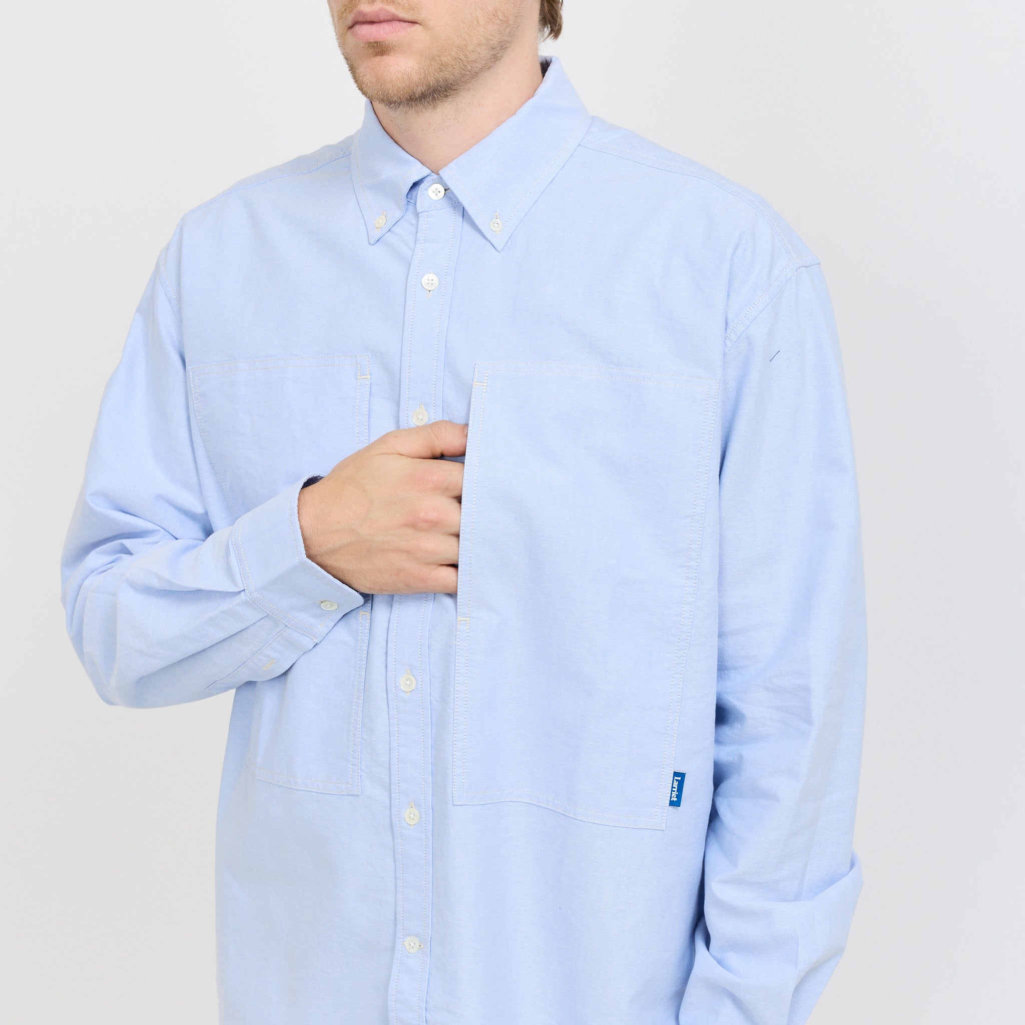 Grant Shirt Light Blue - Image 6