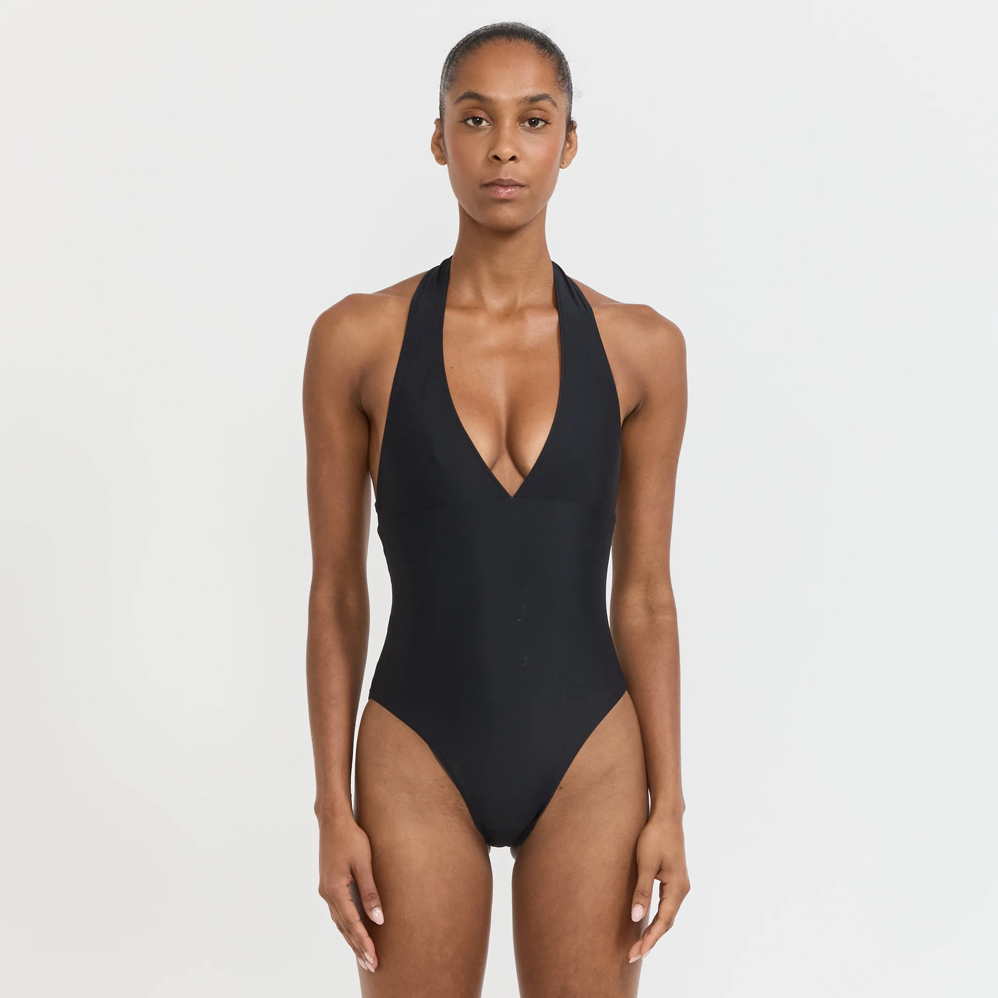 Halter Maillot Classic Nero