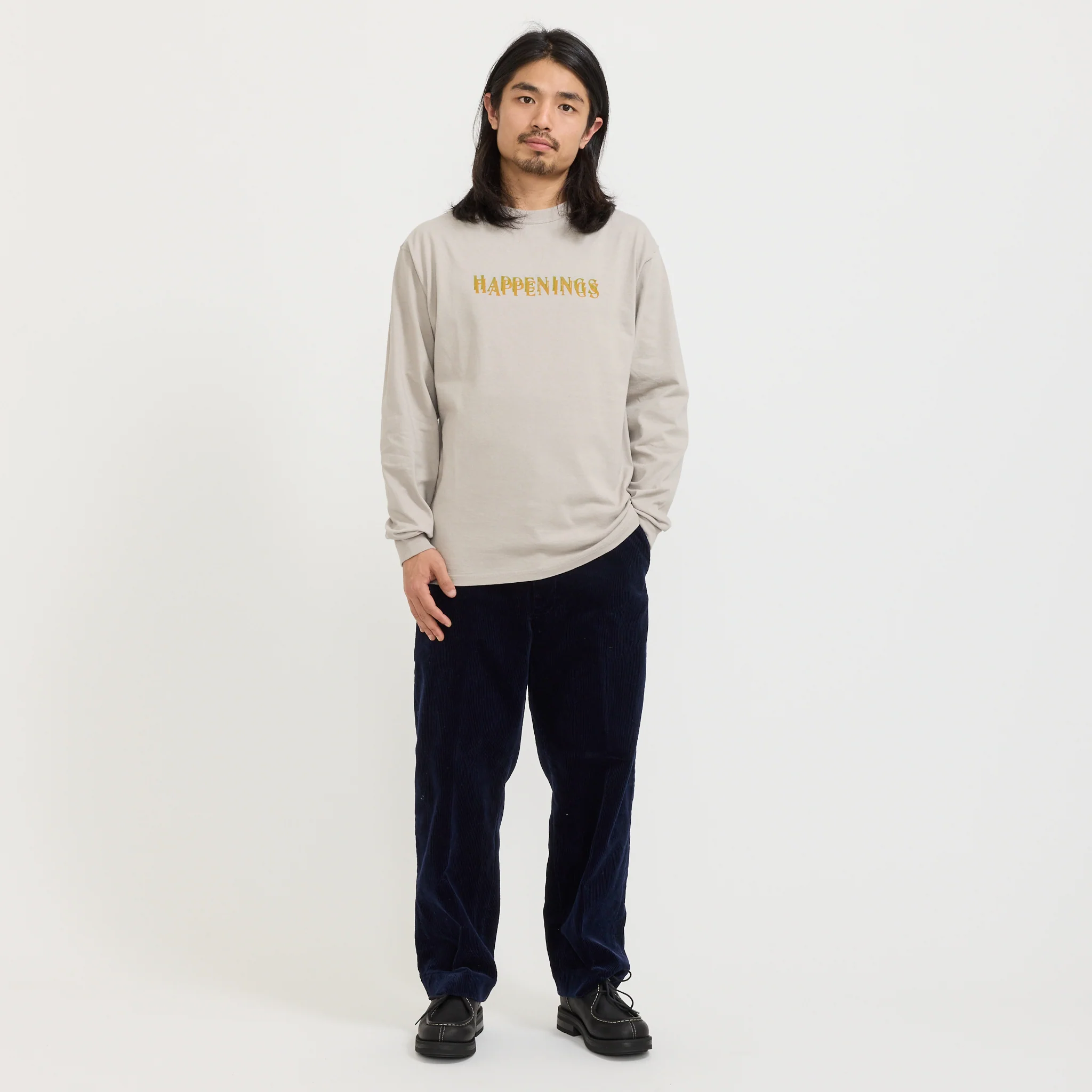 Happenings Printed Tee Grey - Image 2