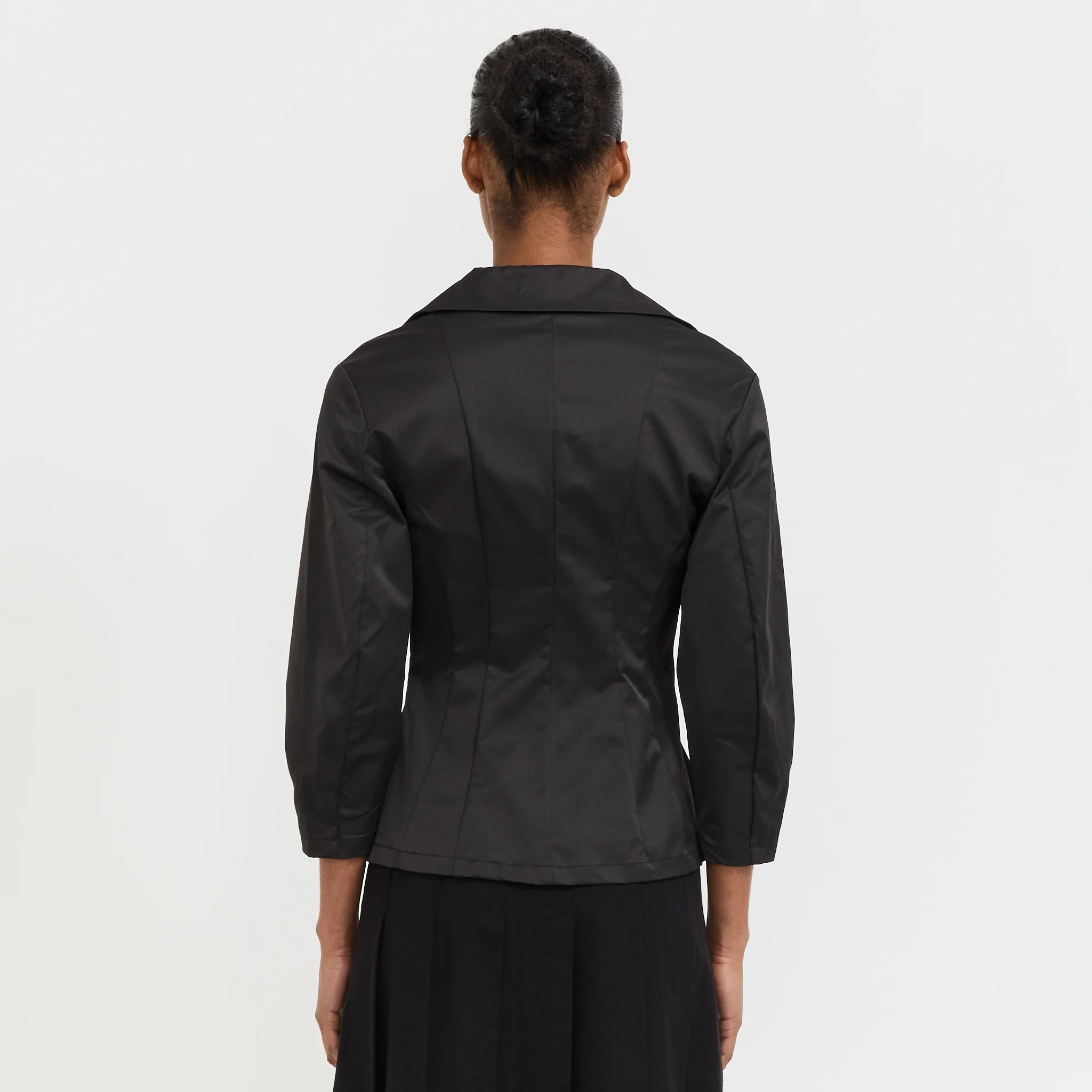 Harlem Zippered Shirt Black - Image 4
