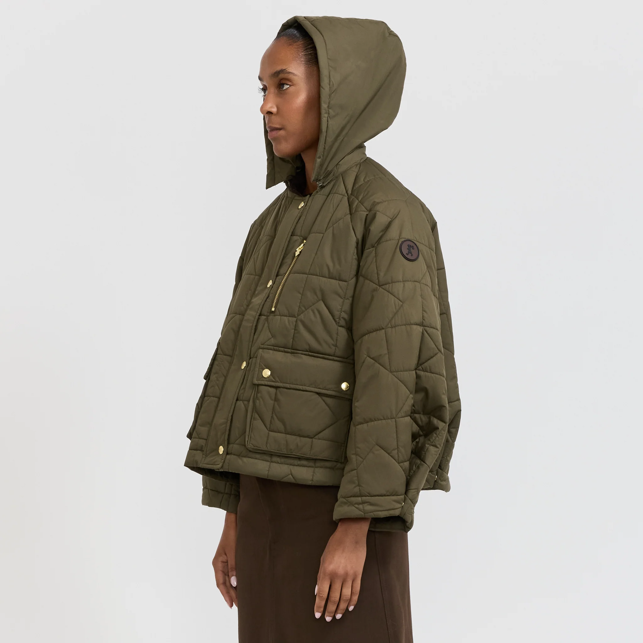 Harvest Jacket Dark Olive - Image 6