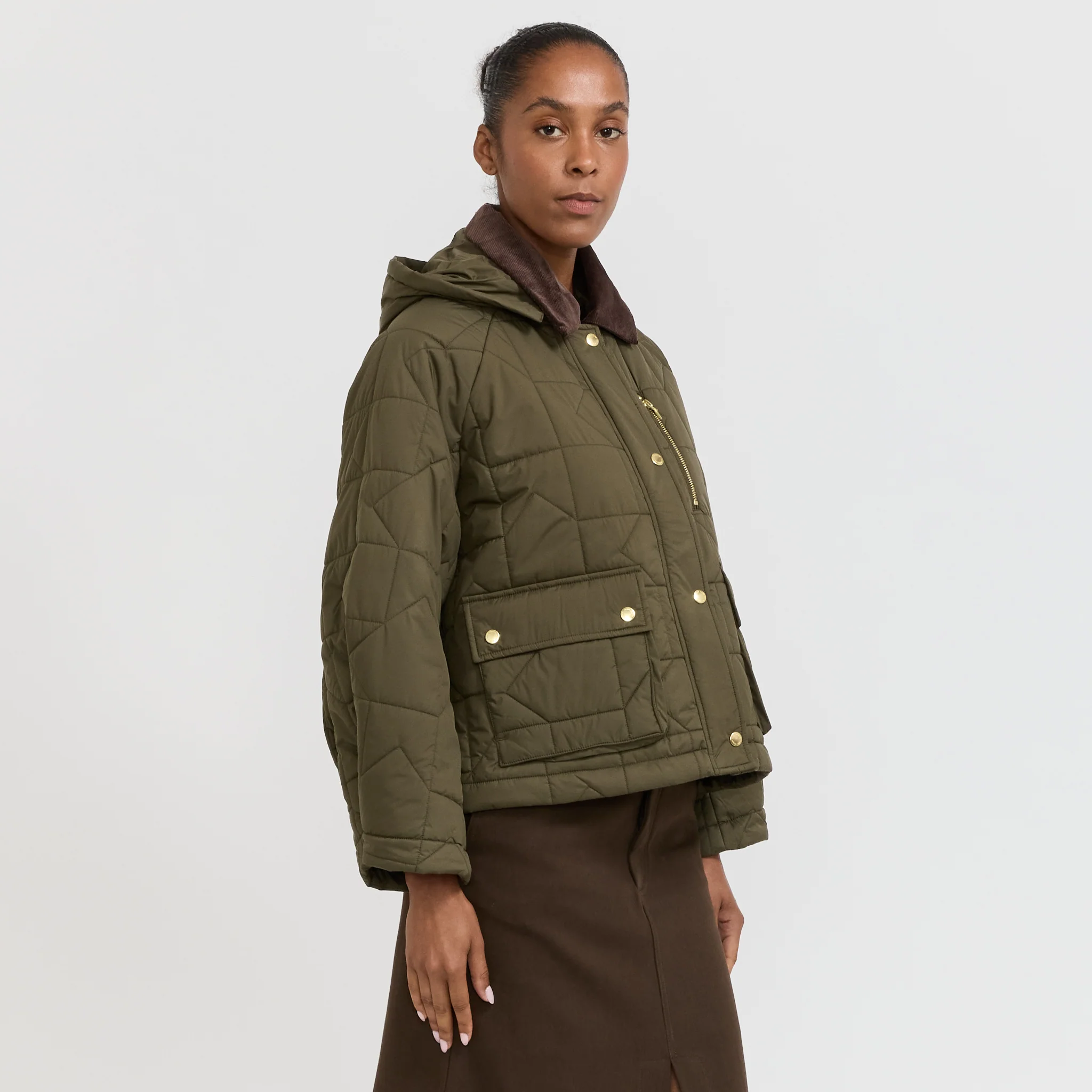Harvest Jacket Dark Olive - Image 7