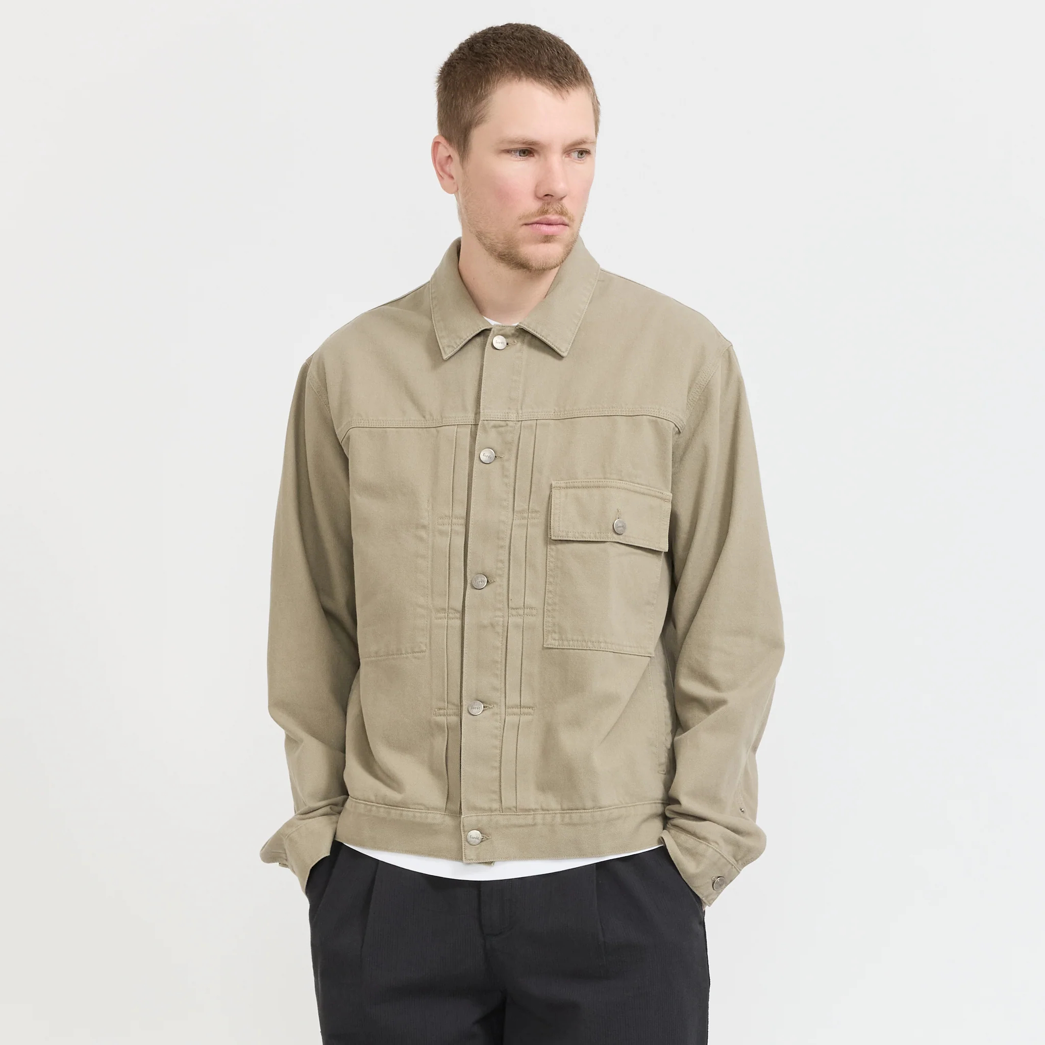 Hazy Twill Jacket Light Taupe
