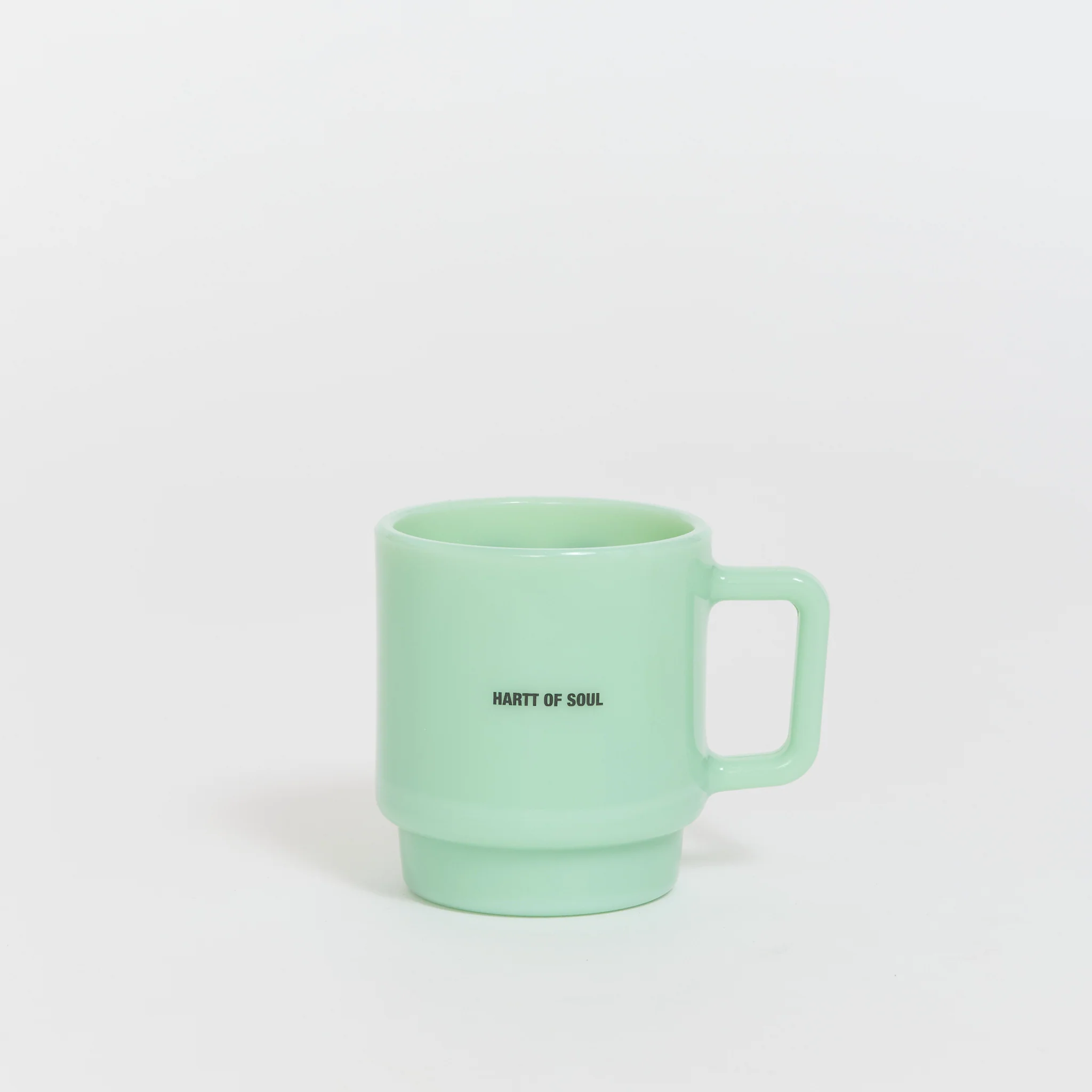 Heart Glass Mug Jade - Image 2