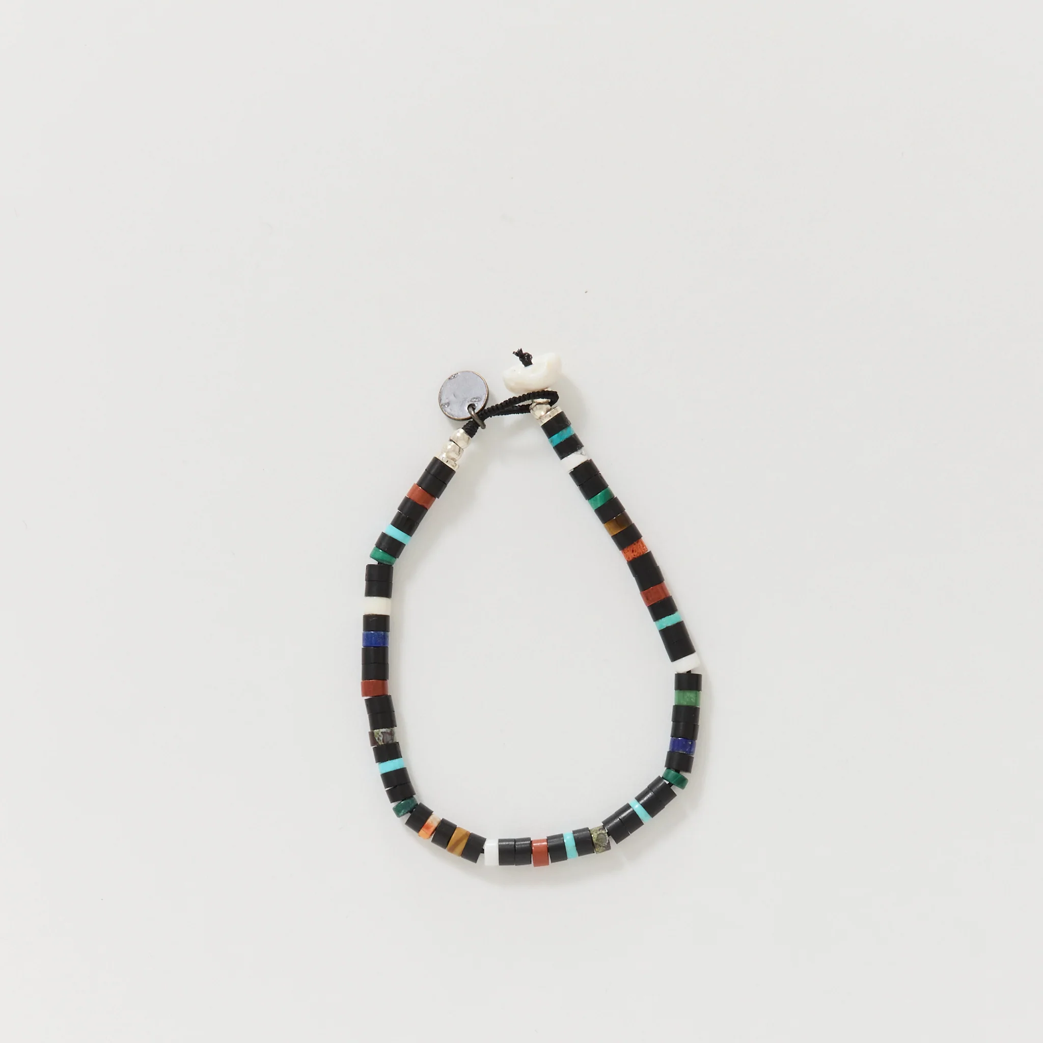 Heishi Beads Bracelet Jet Multi - Image 2