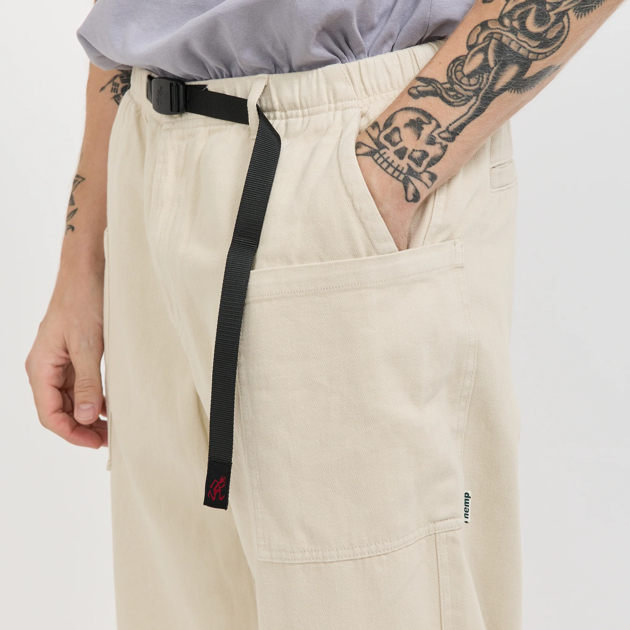 Hemp Relaxed Pant Natural - Image 7