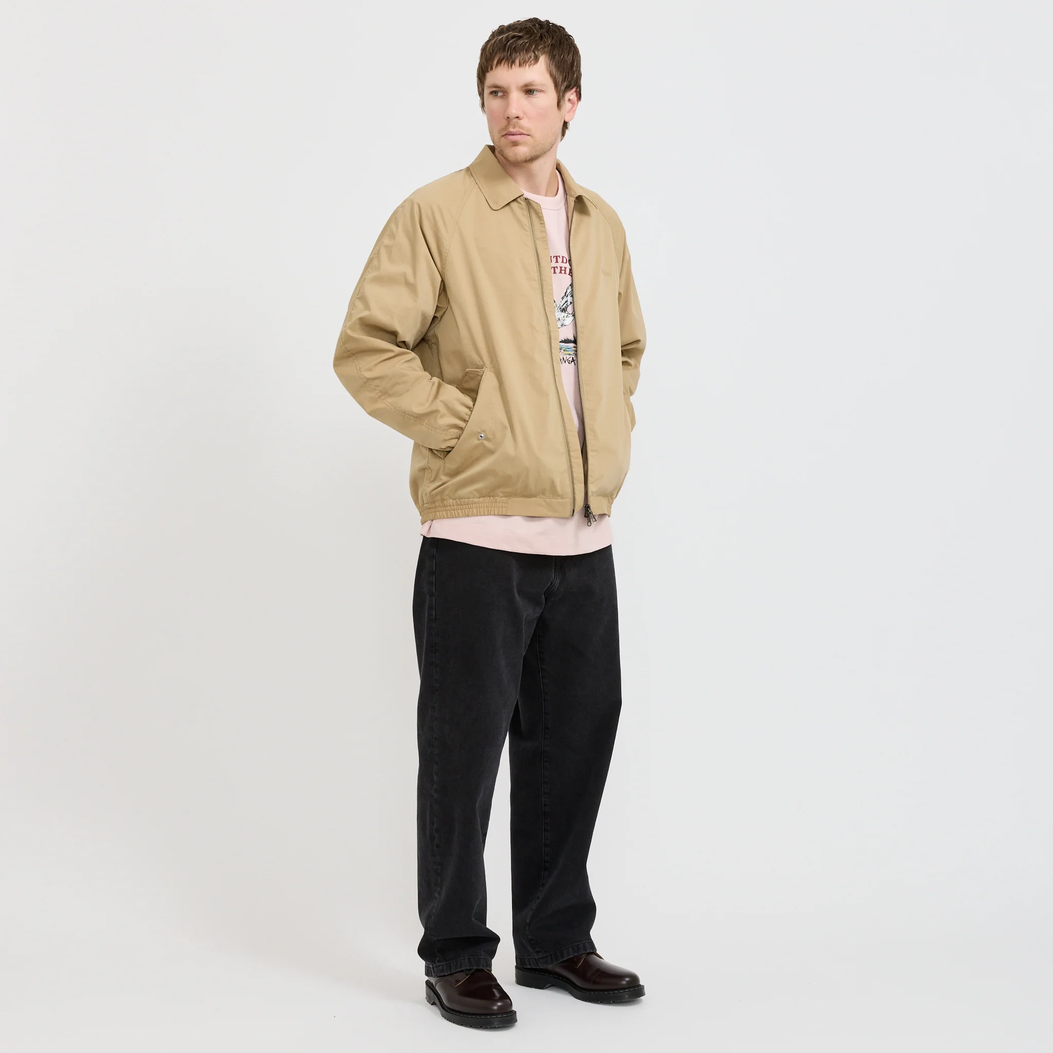 Hinoc Ripstop Drizzler Jacket Beige - Image 2