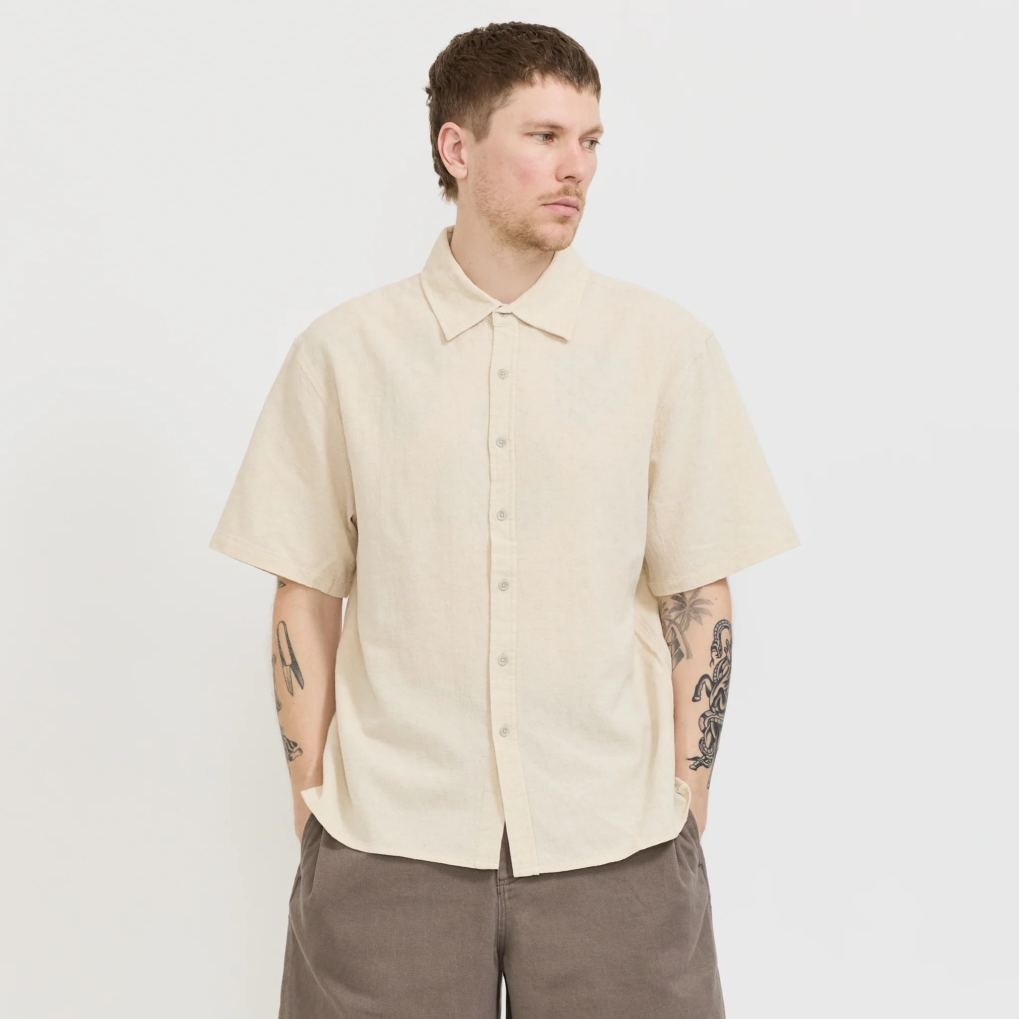 Hold SS Shirt Off White