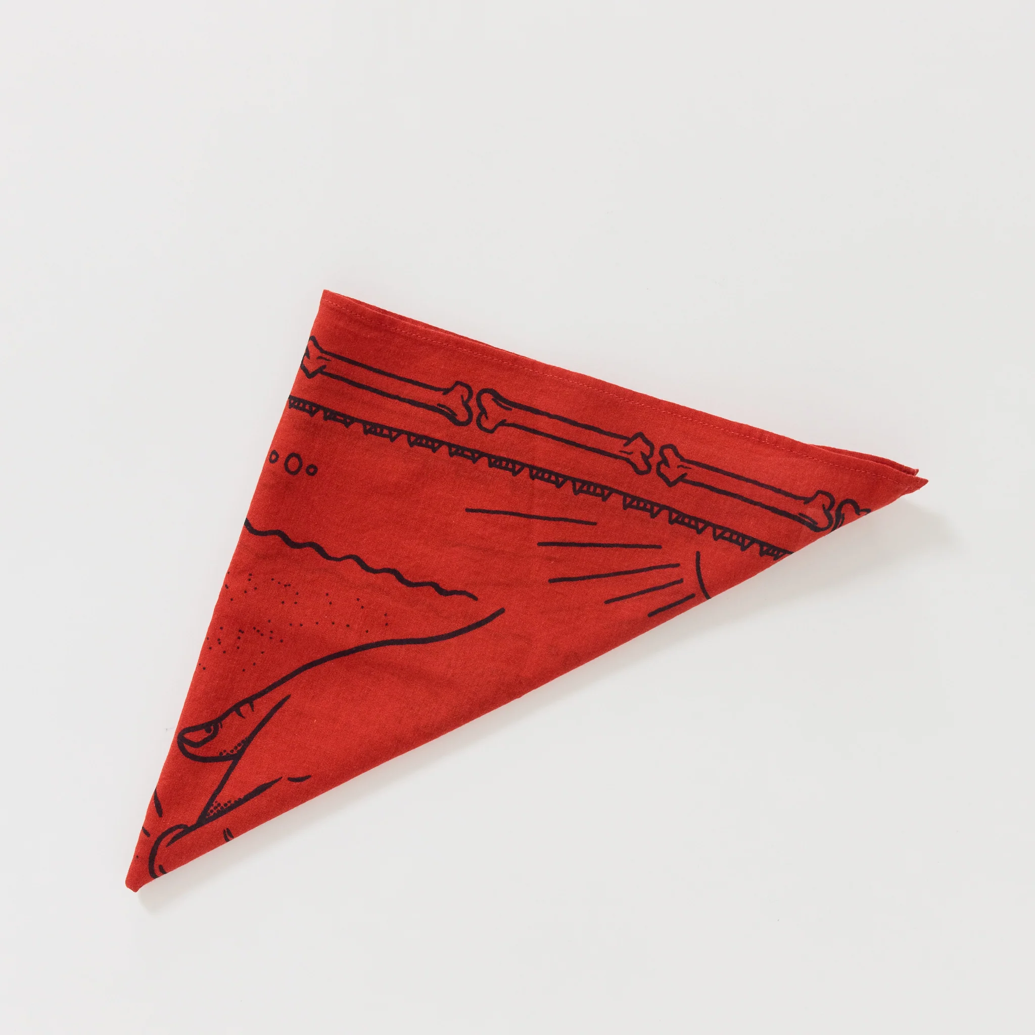 Ingrid Bandana Double Cross Red