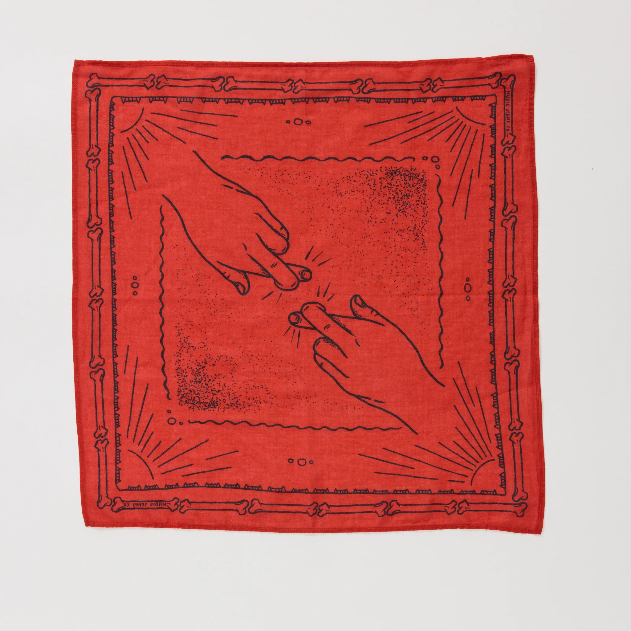 Ingrid Bandana Double Cross Red - Image 2