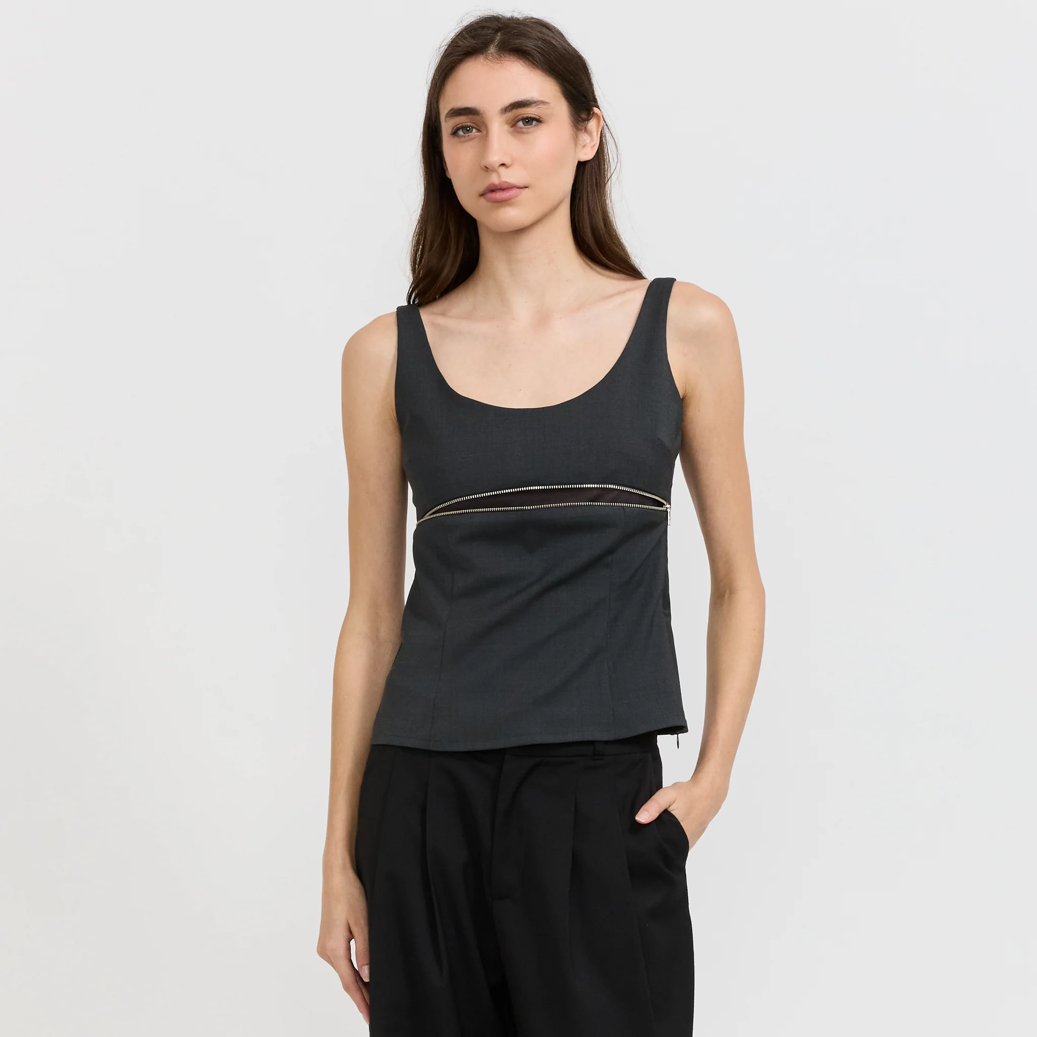 Isee Top Grey