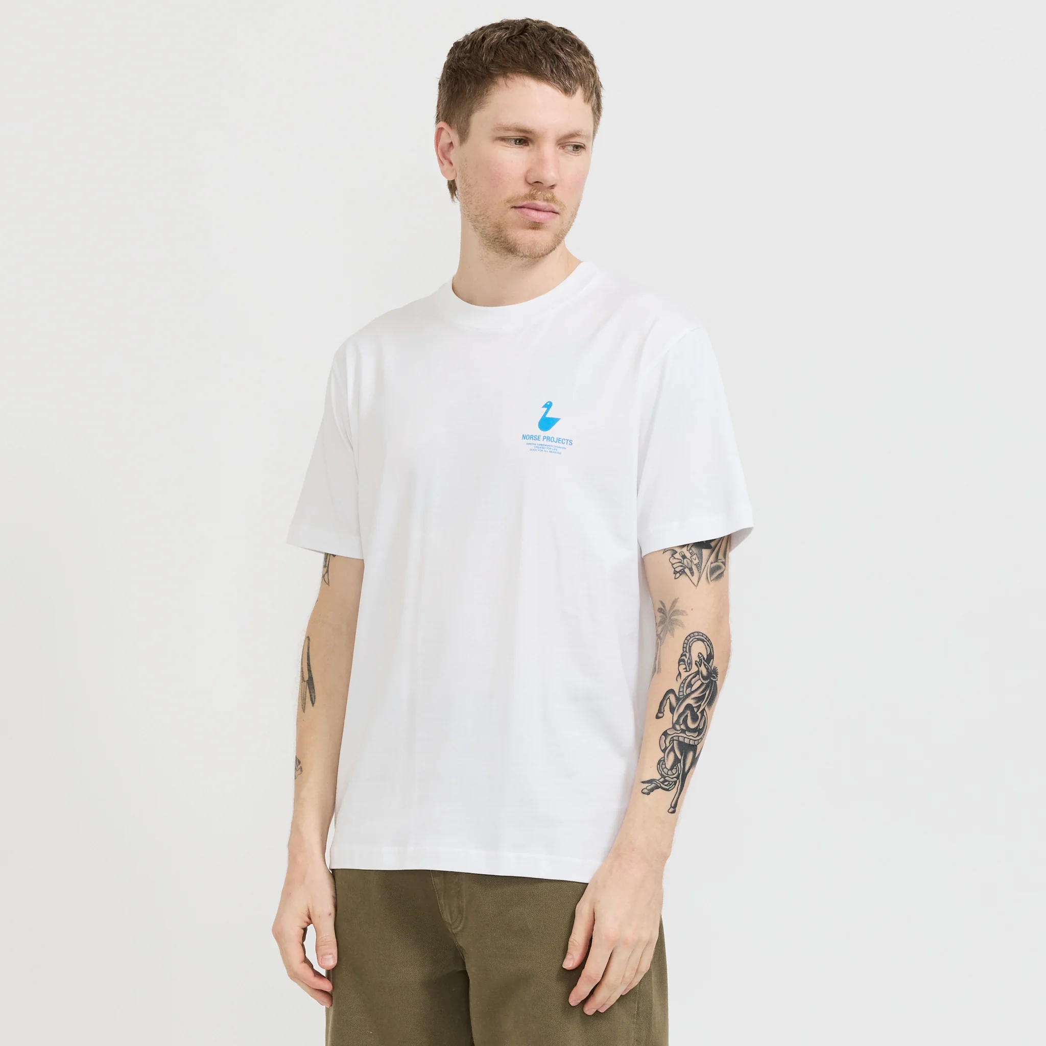 Johannes Organic The Lakes Print T-Shirt White