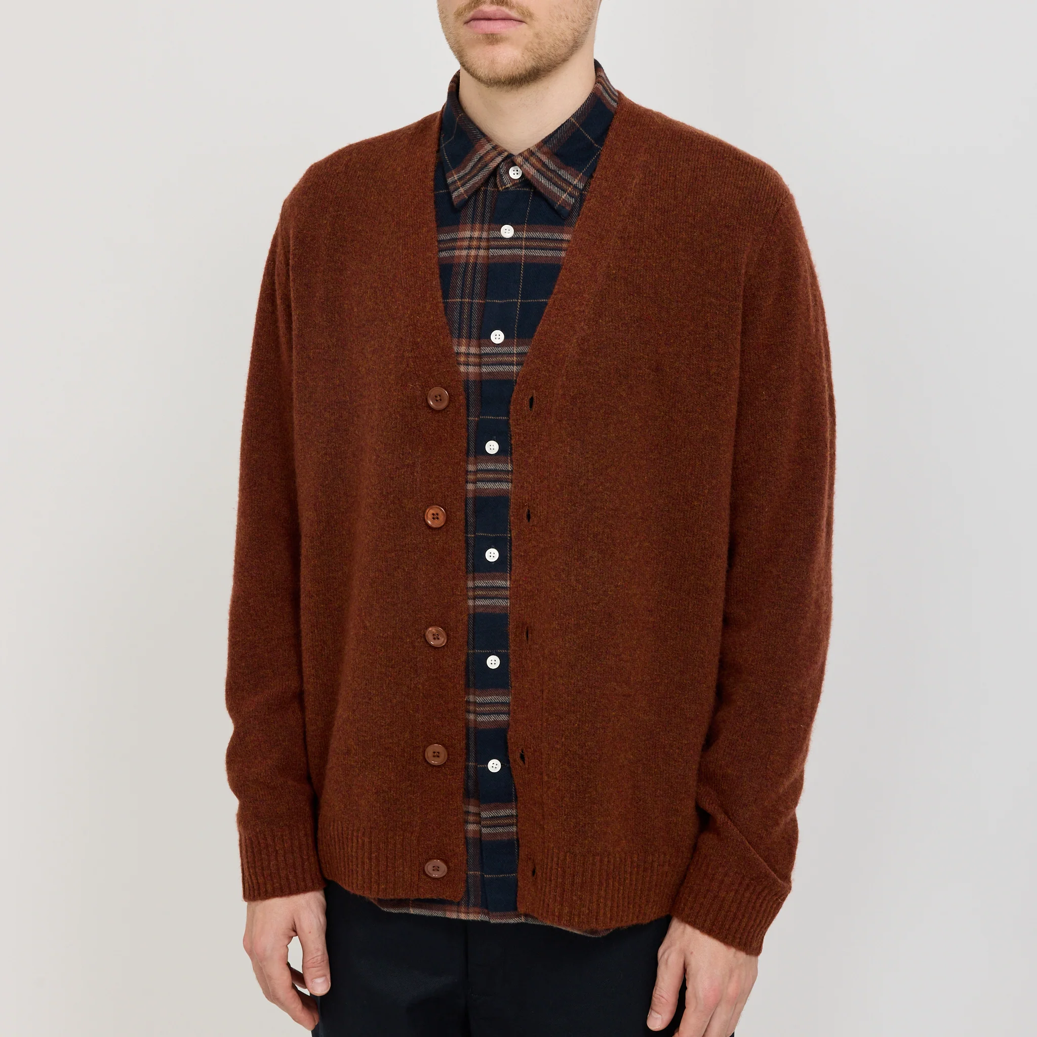John Cardigan 6683 Red Brown - Image 5