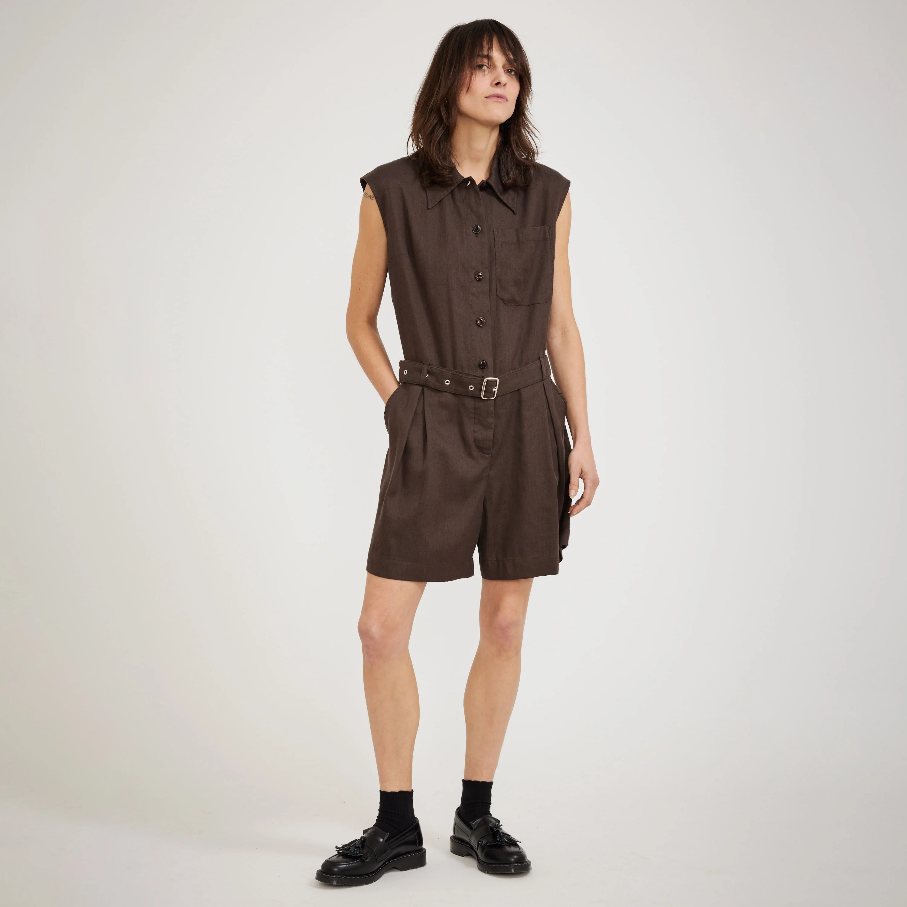 Julie Jumpsuit Brown