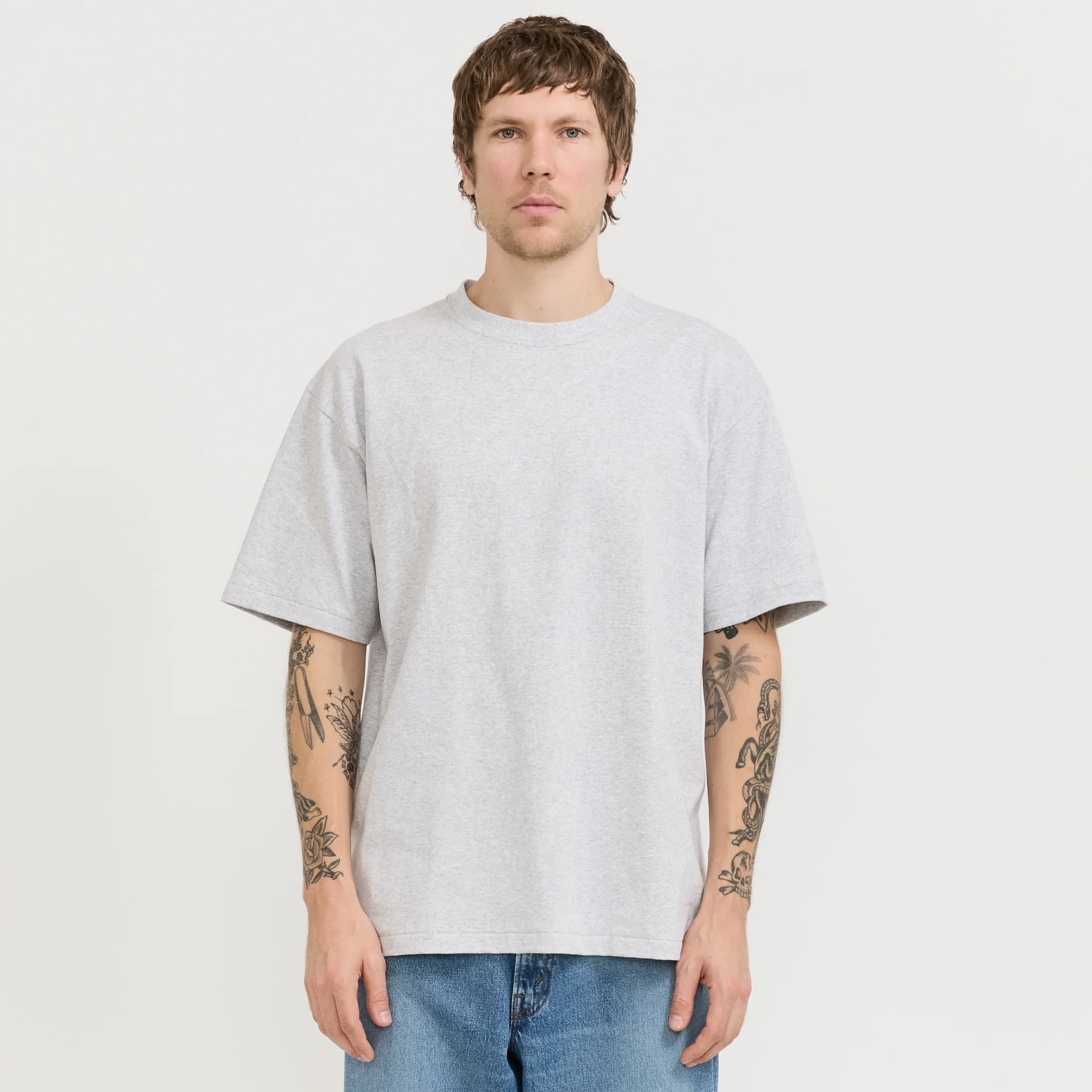 Just T-Shirt Heather Grey - Image 8