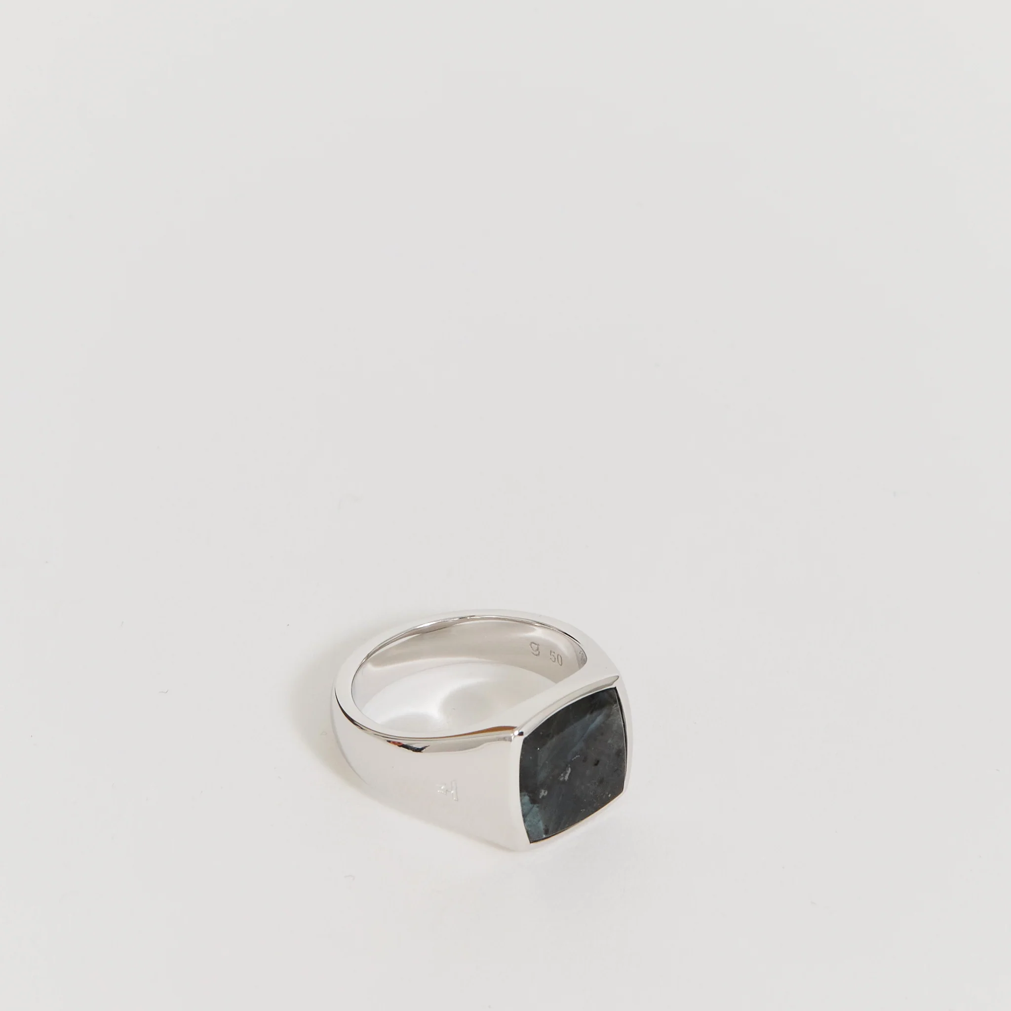 Kay Ring Black Larvikite - Image 2