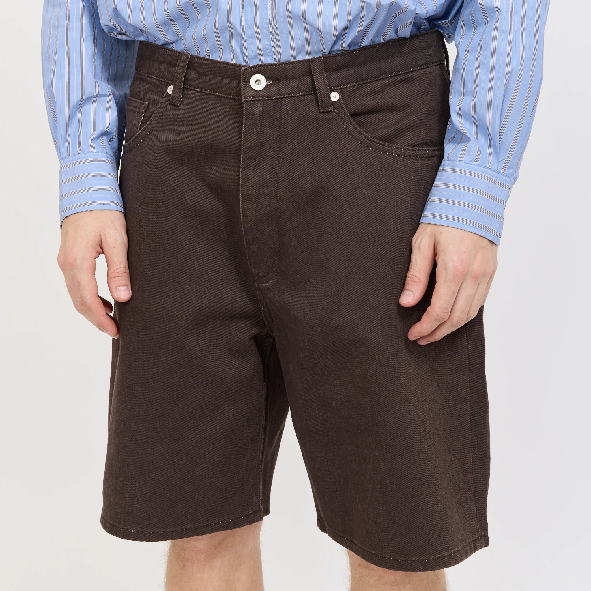 Korshavn Relaxed 5 Pocket Resist Dyed Twill Short Shale - Image 5