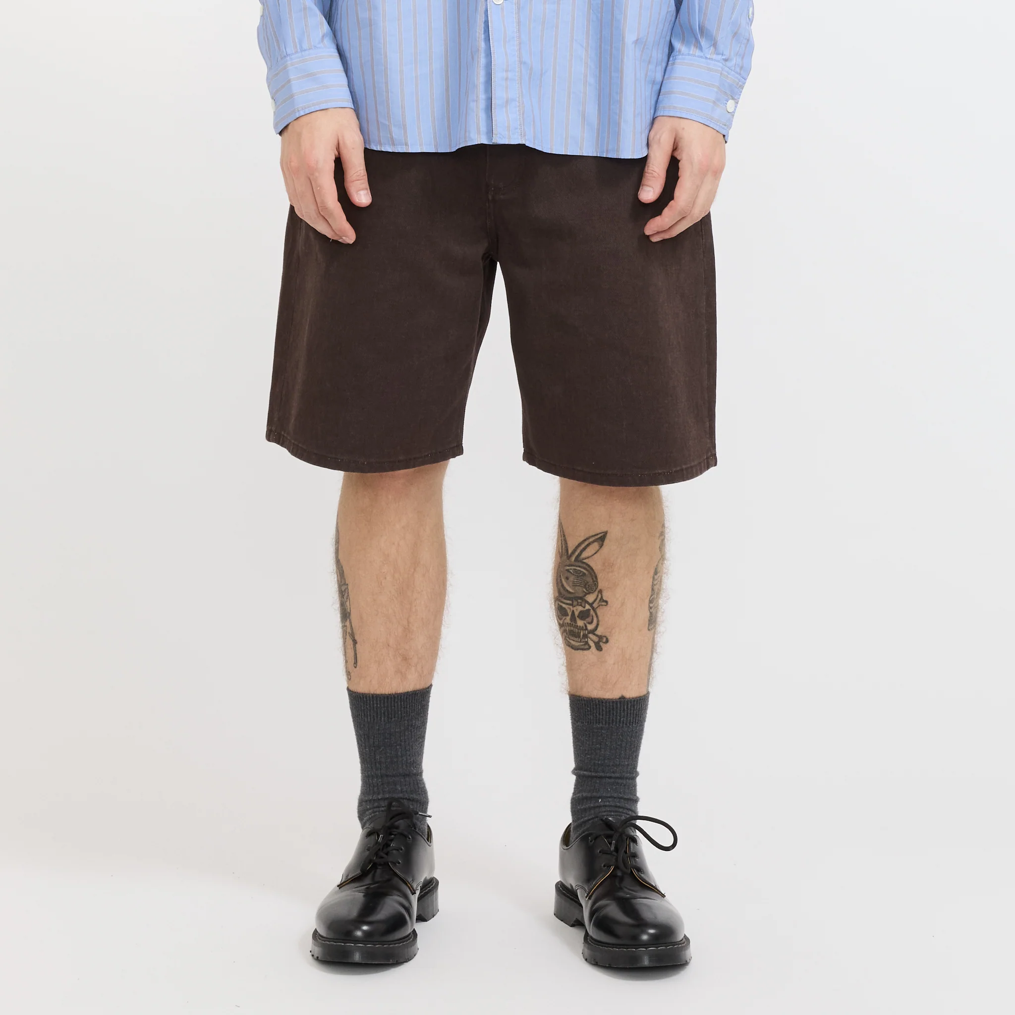 Korshavn Relaxed 5 Pocket Resist Dyed Twill Short Shale - Image 7