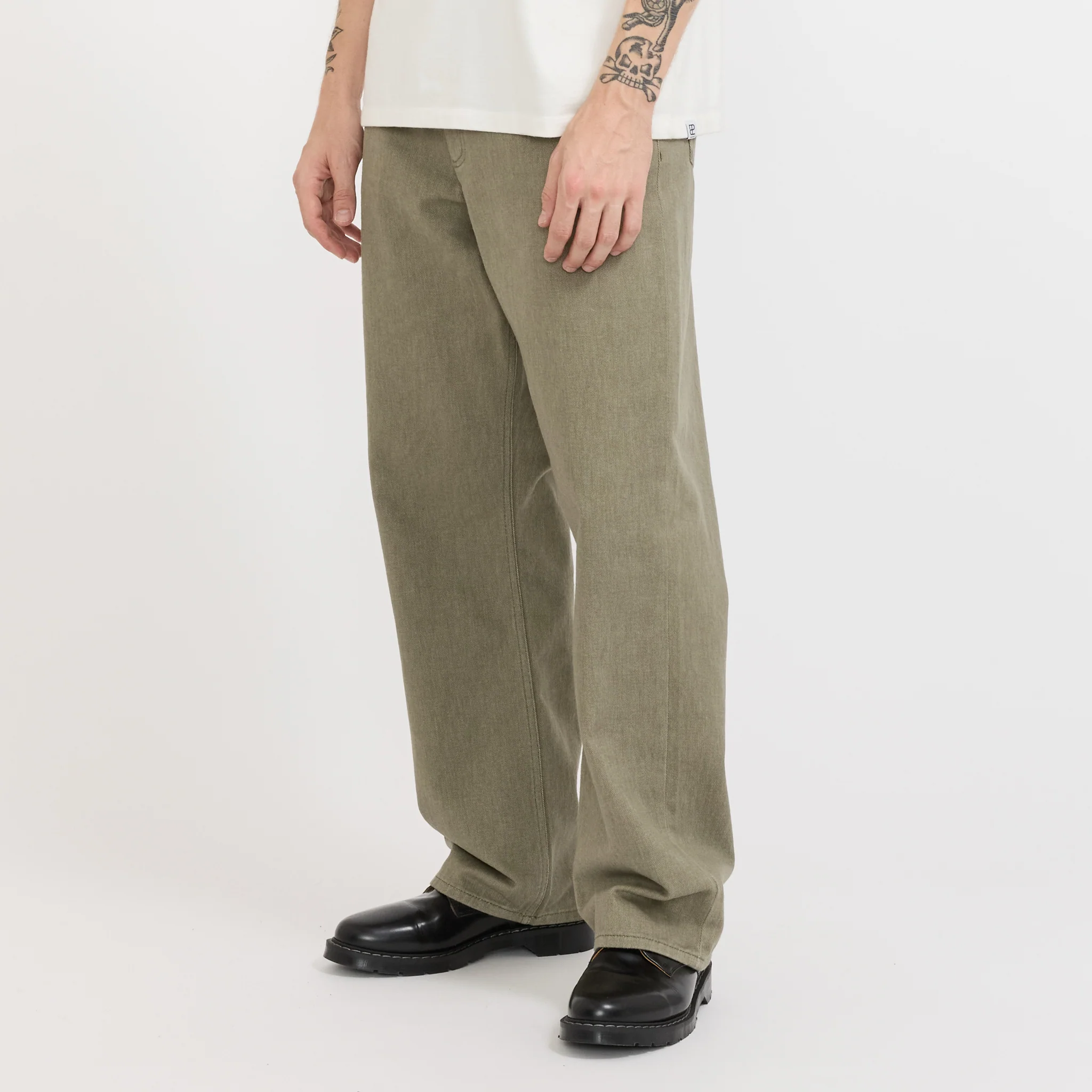 Korshavn Relaxed 5 Pocket Resist Dyed Twill Vetiver