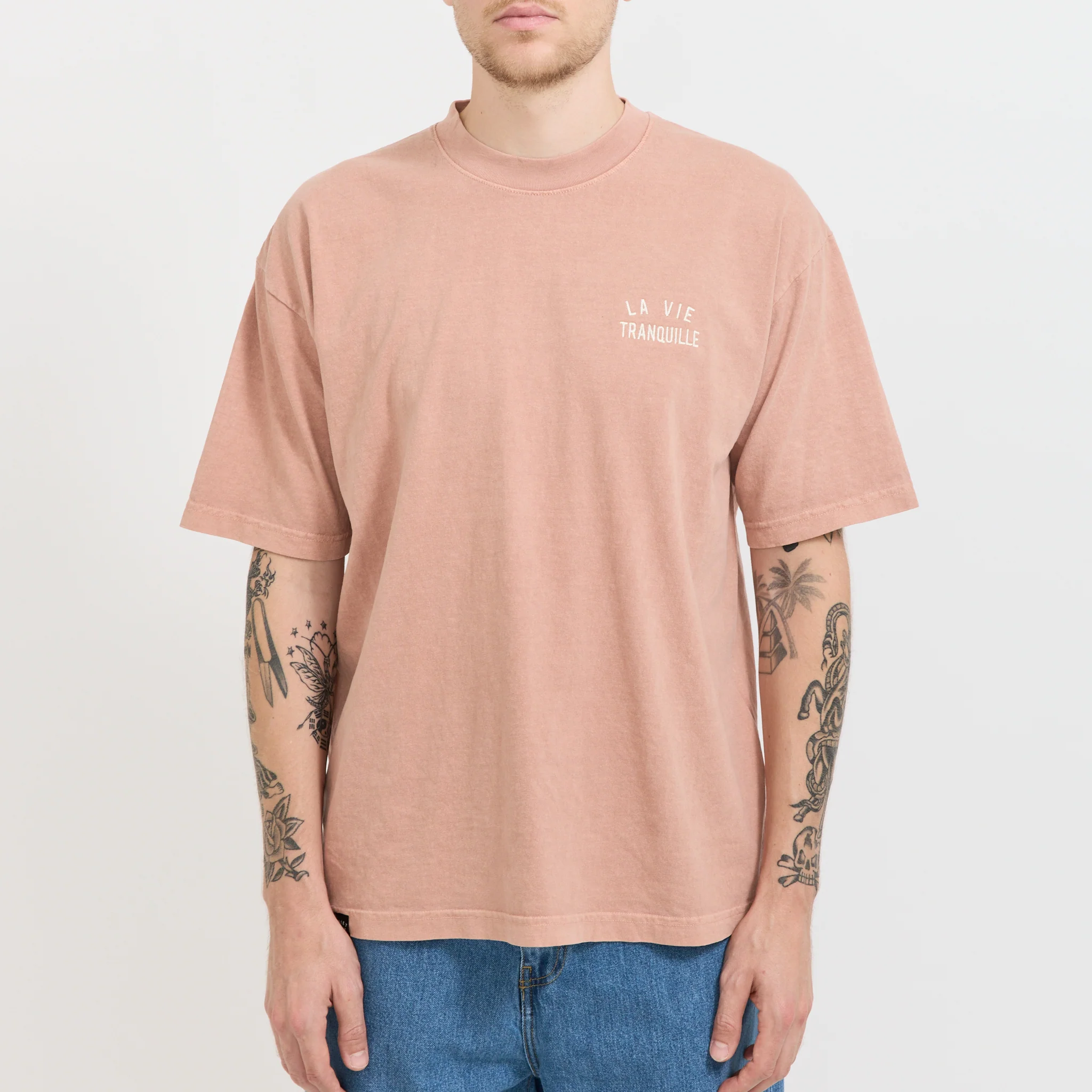 La Vie Tranquille Tee Rose Quartz - Image 5