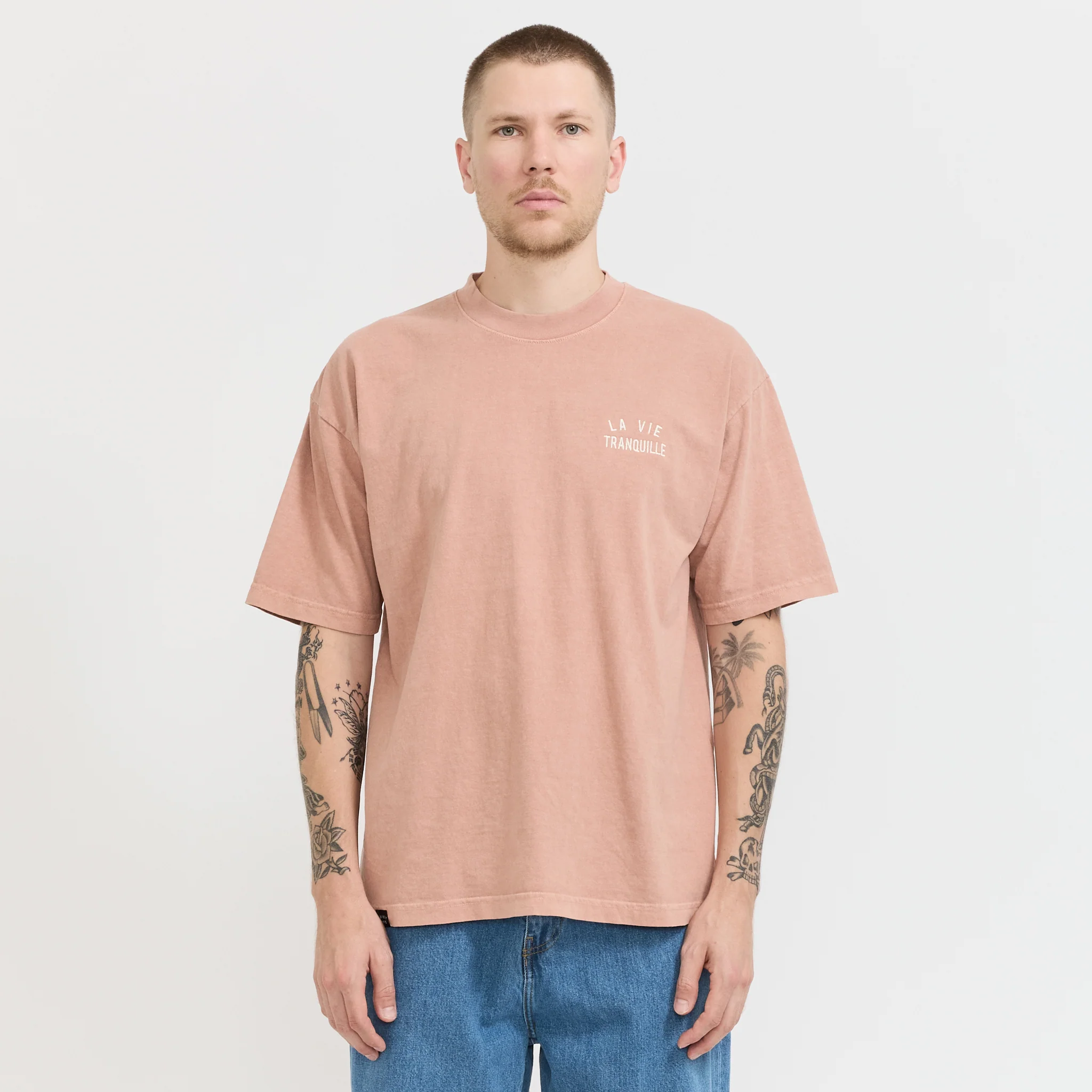 La Vie Tranquille Tee Rose Quartz - Image 6