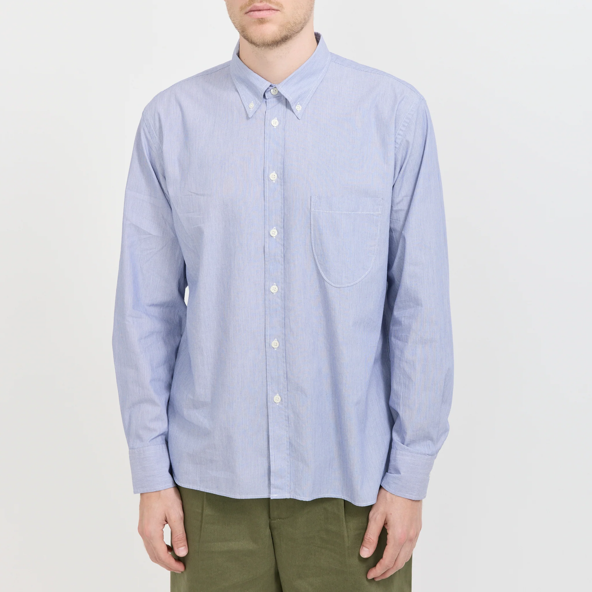 Lazy Day Shirt Classic Stripe Blue - Image 5
