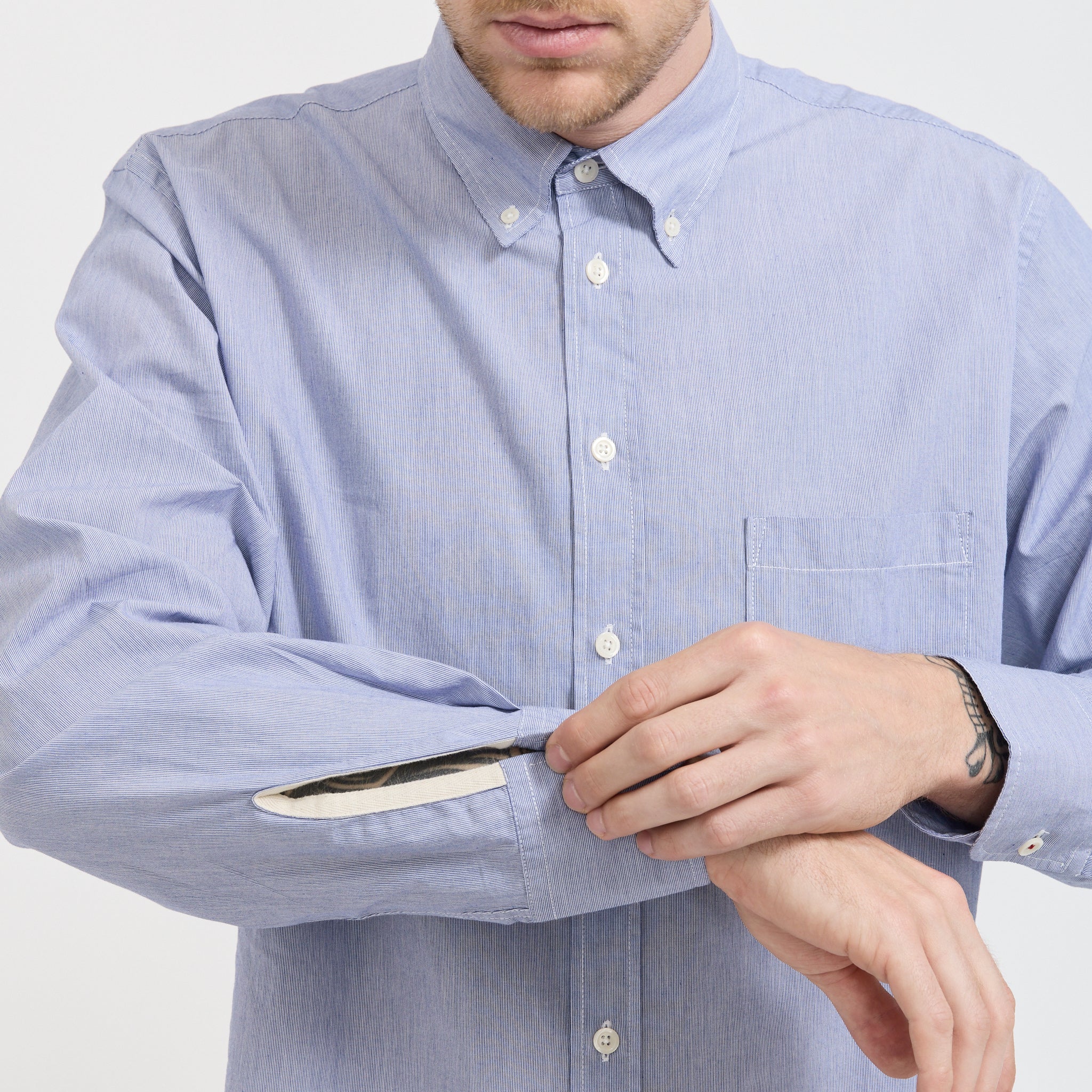 Lazy Day Shirt Classic Stripe Blue - Image 7