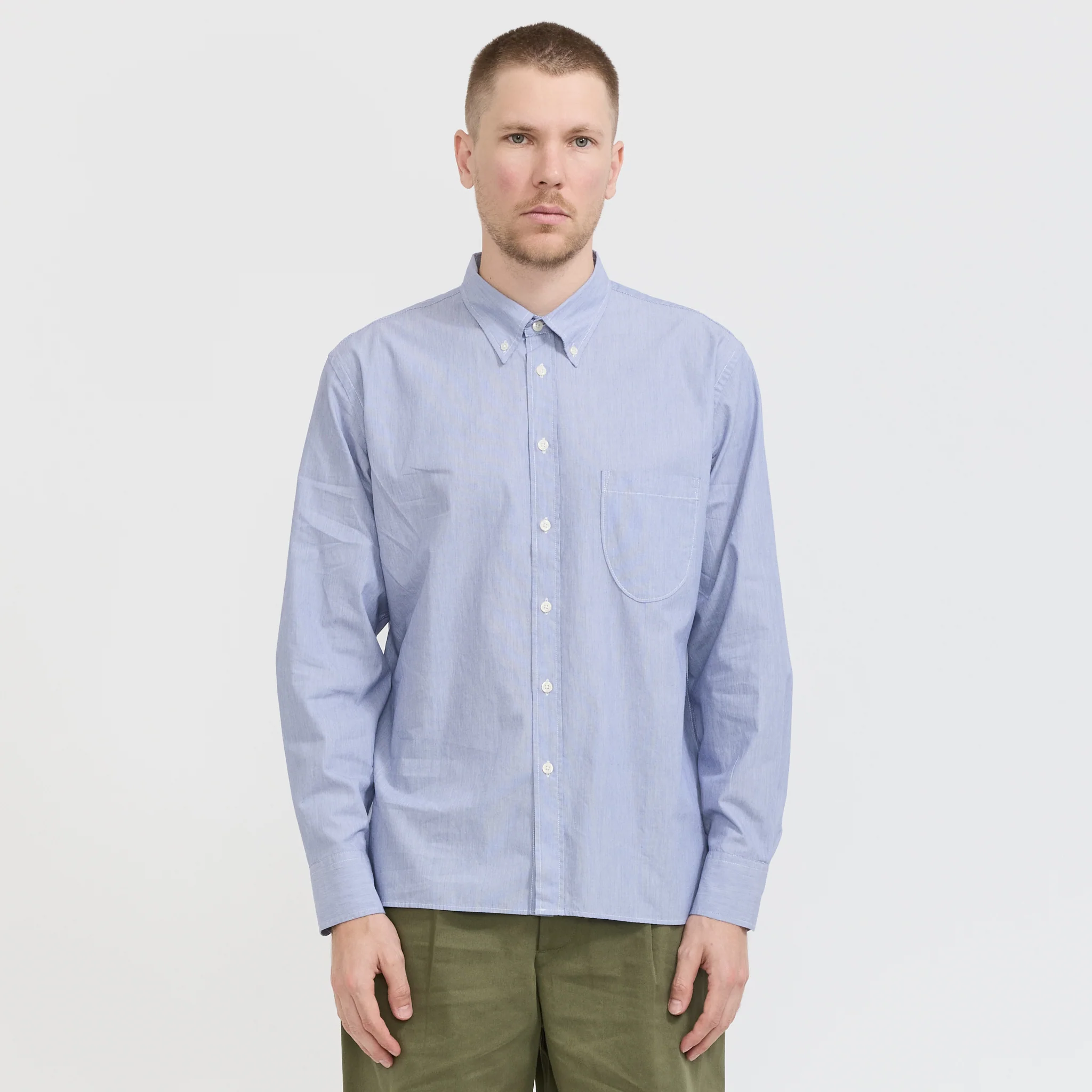 Lazy Day Shirt Classic Stripe Blue - Image 8