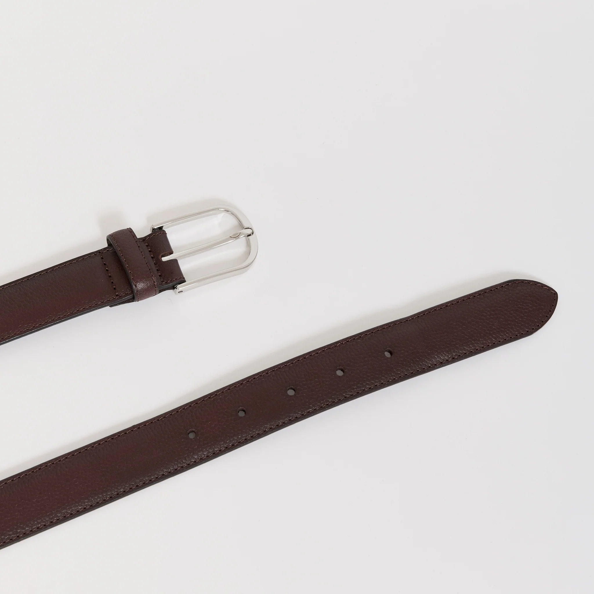 Leather Belt Brown - Image 2