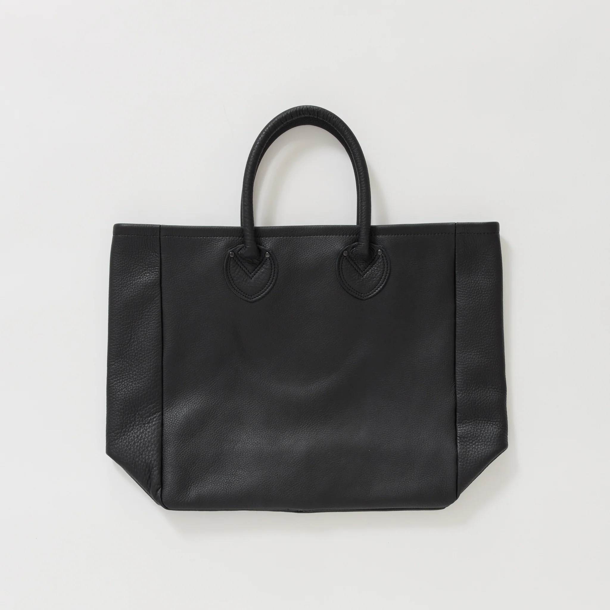 Leather Tote Black