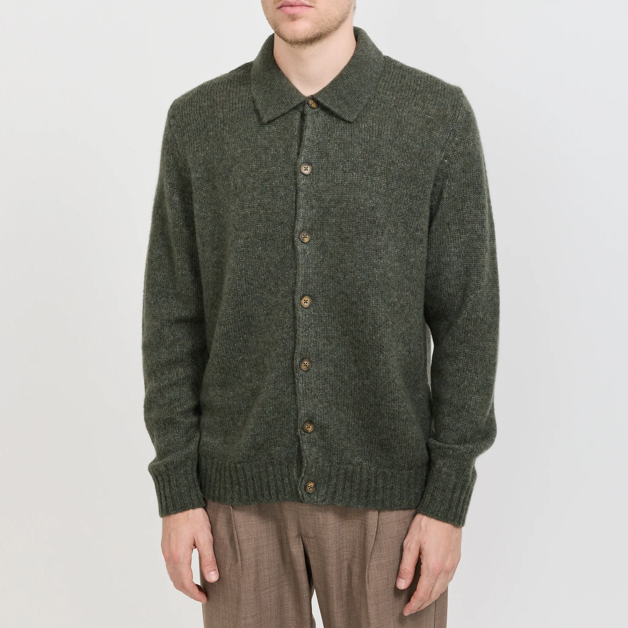 Lee Merino Blend Cardigan Capers - Image 5