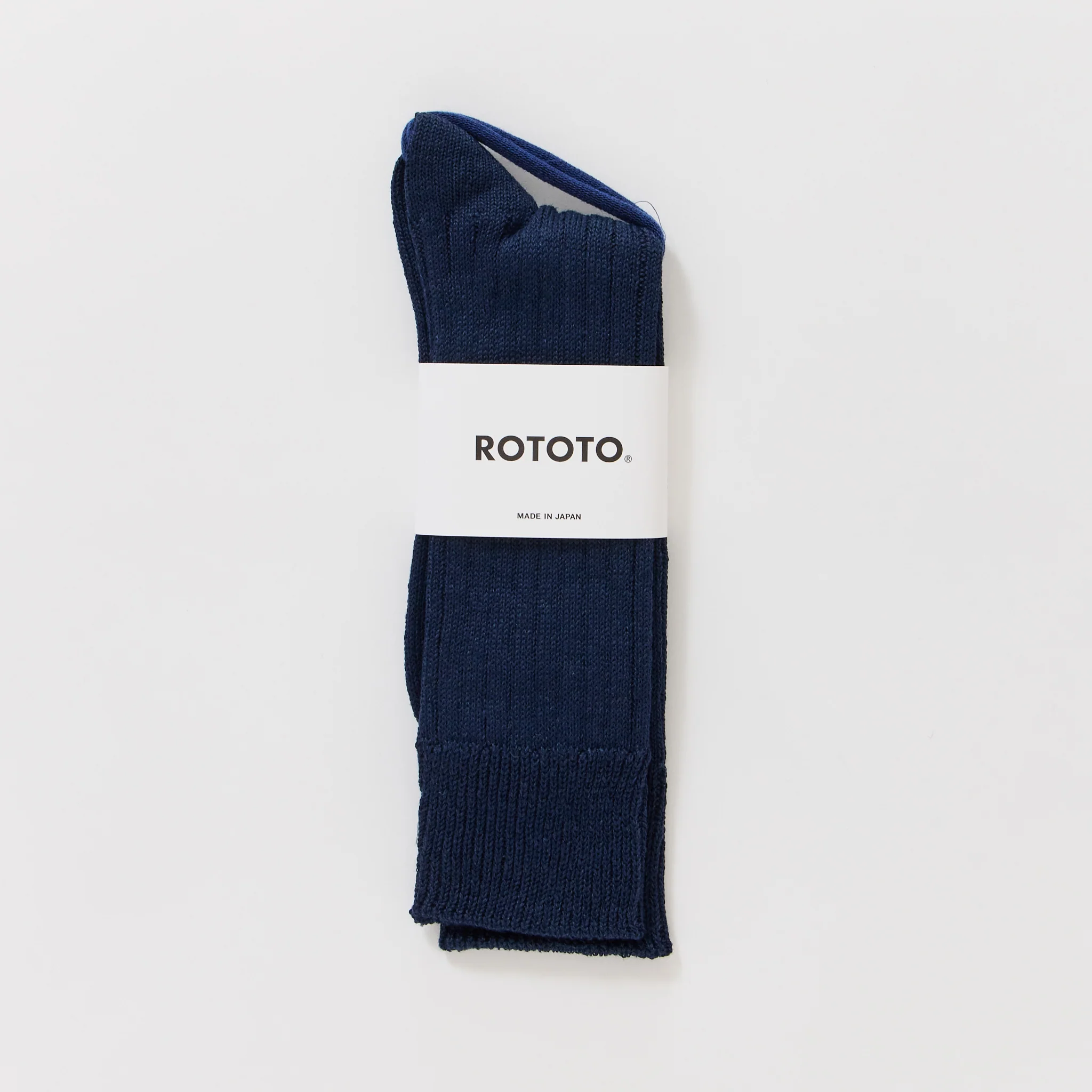 Linen Cotton Crew Navy - Image 2