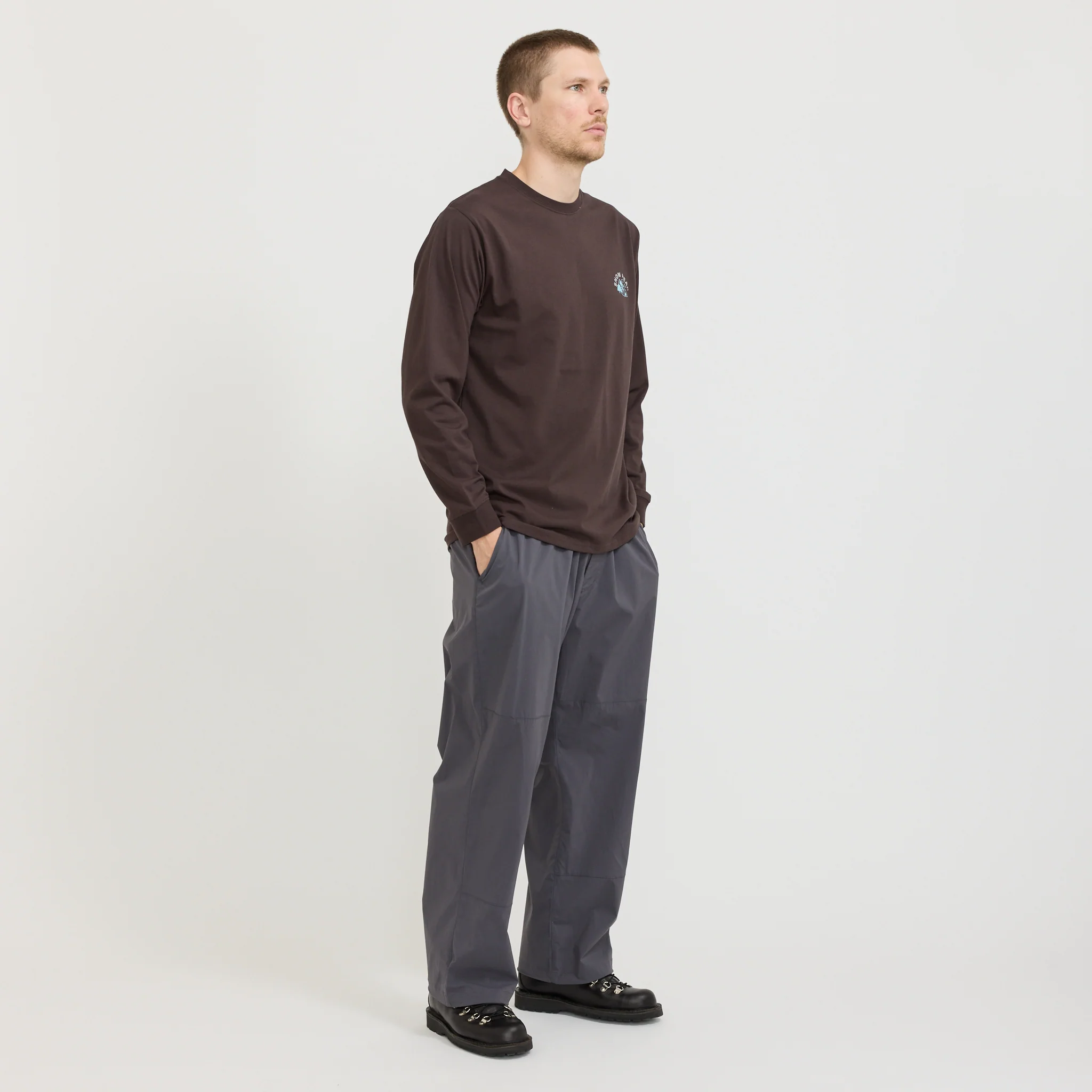 Living With Nature T-Shirt Dark Brown - Image 2
