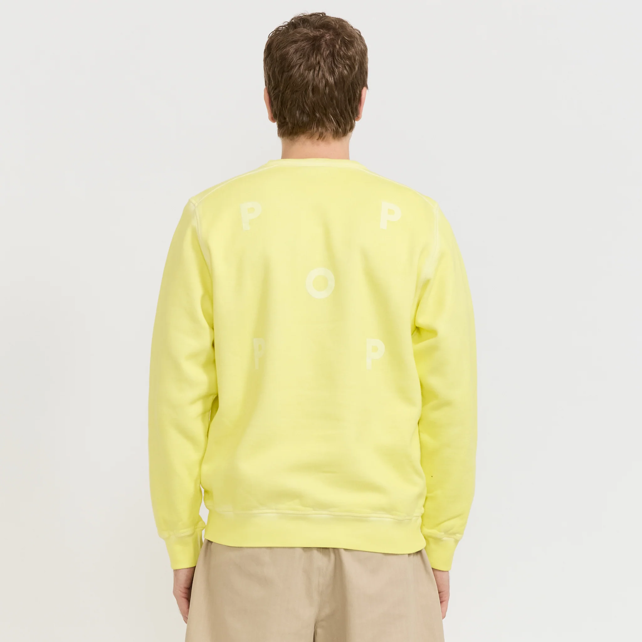 Logo Crewneck Sweat Lemon Grass - Image 4