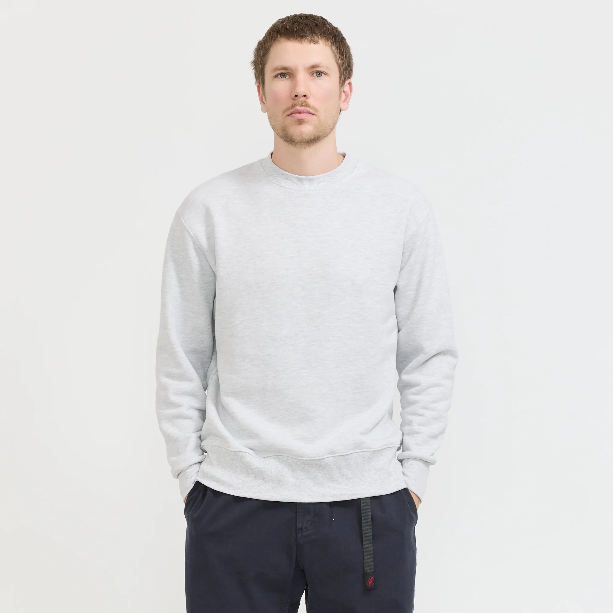 Loopback Crewneck Ash