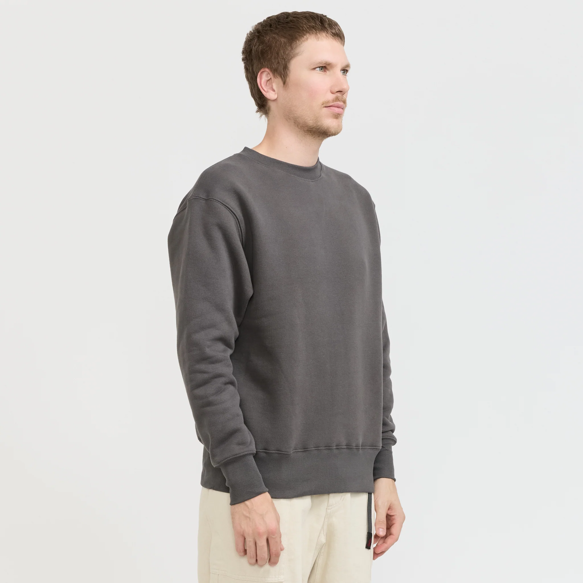 Loopback Crewneck Washed Black - Image 3