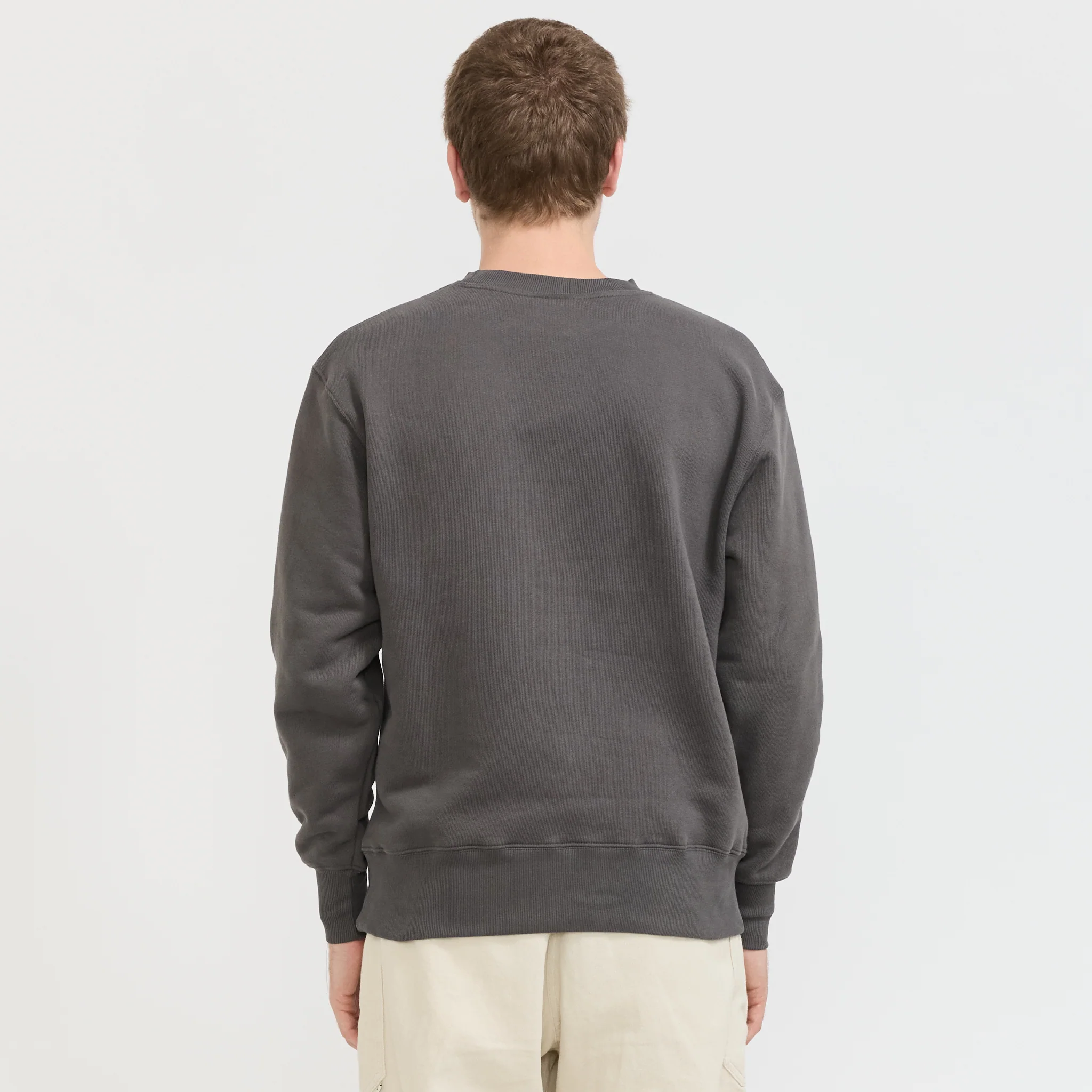 Loopback Crewneck Washed Black - Image 4
