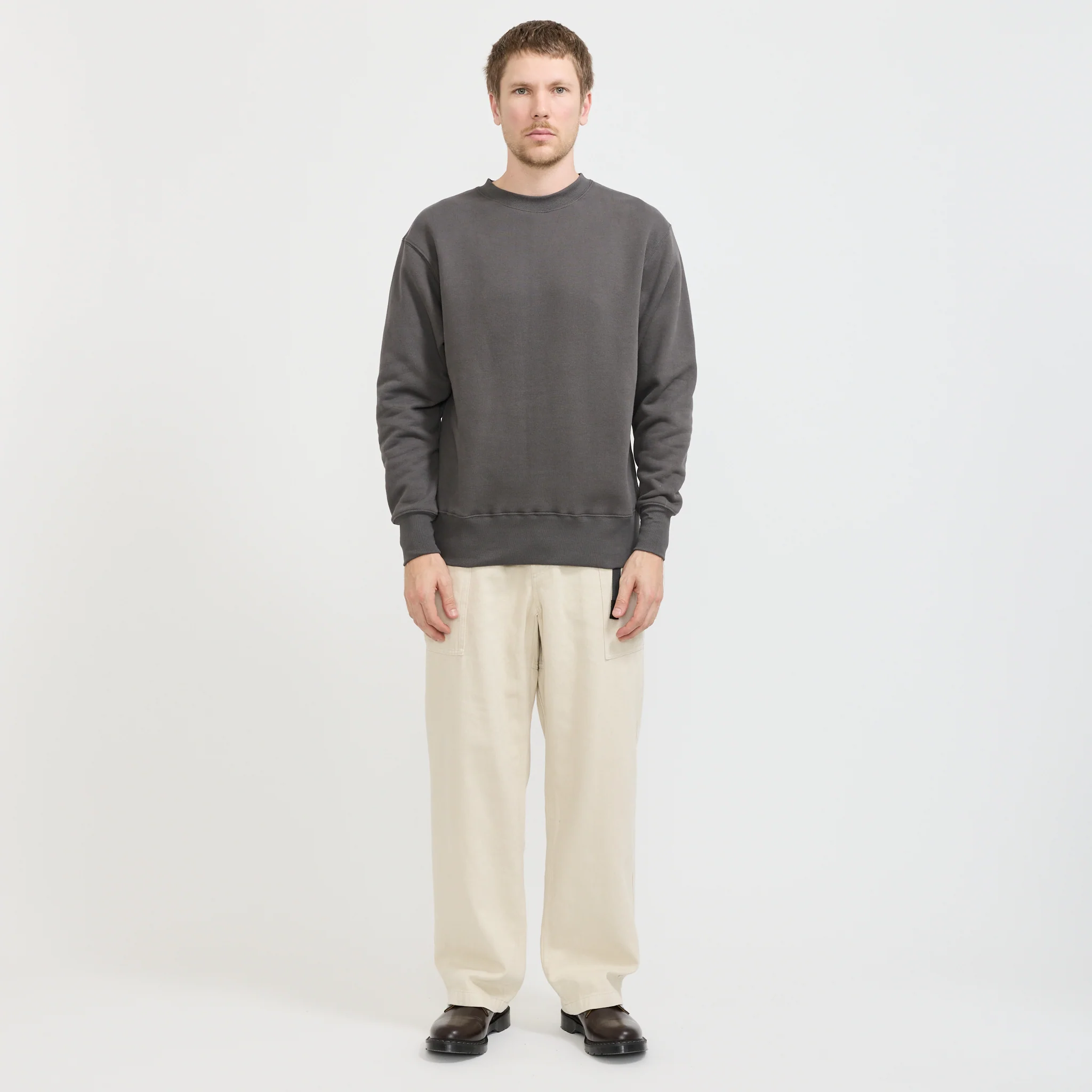 Loopback Crewneck Washed Black - Image 6