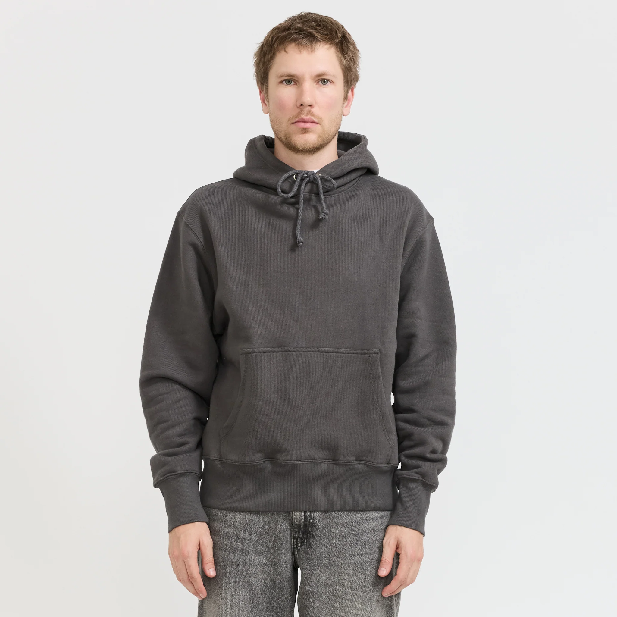Loopback Hoodie Washed Black - Image 7