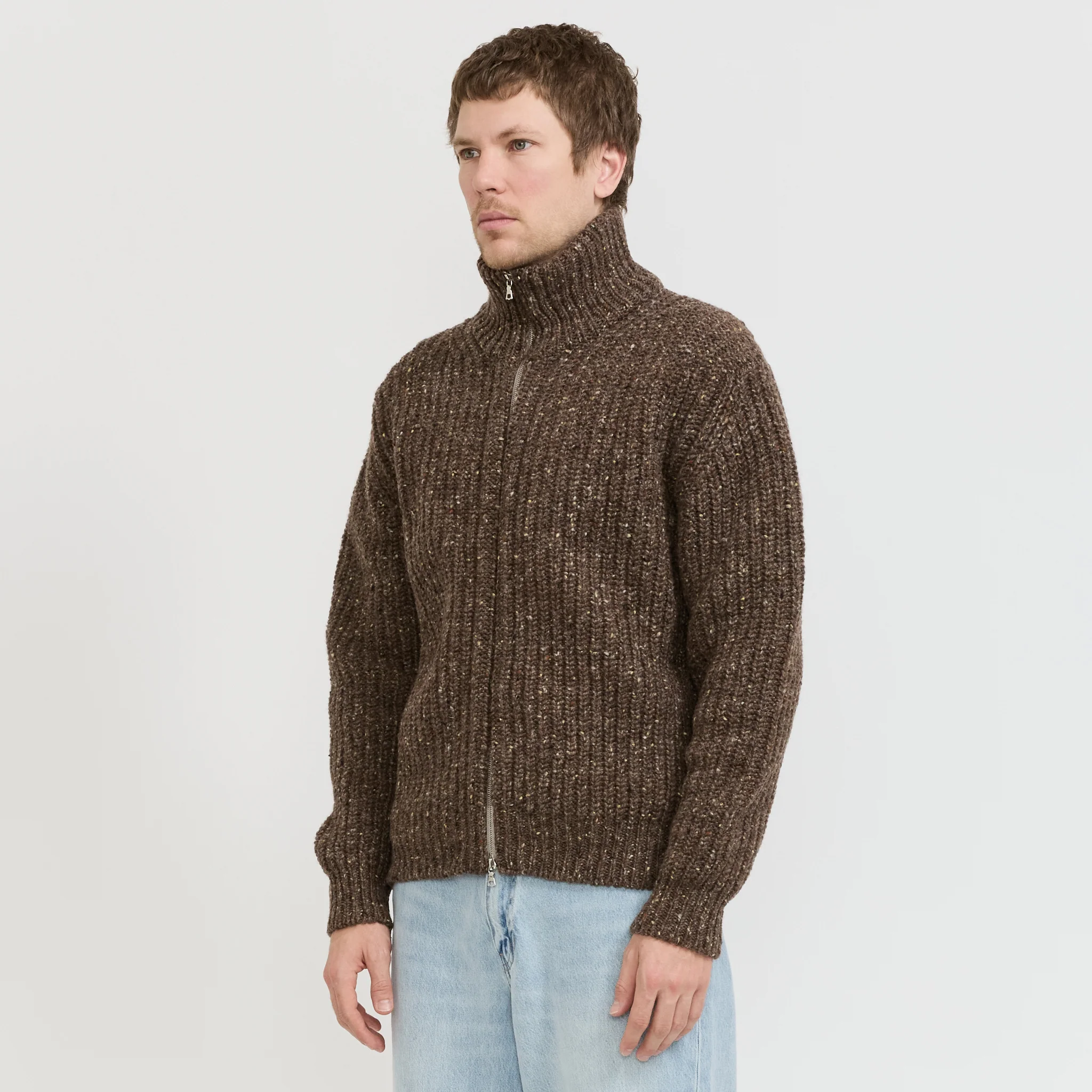 Loose Ends Cardigan Brownie