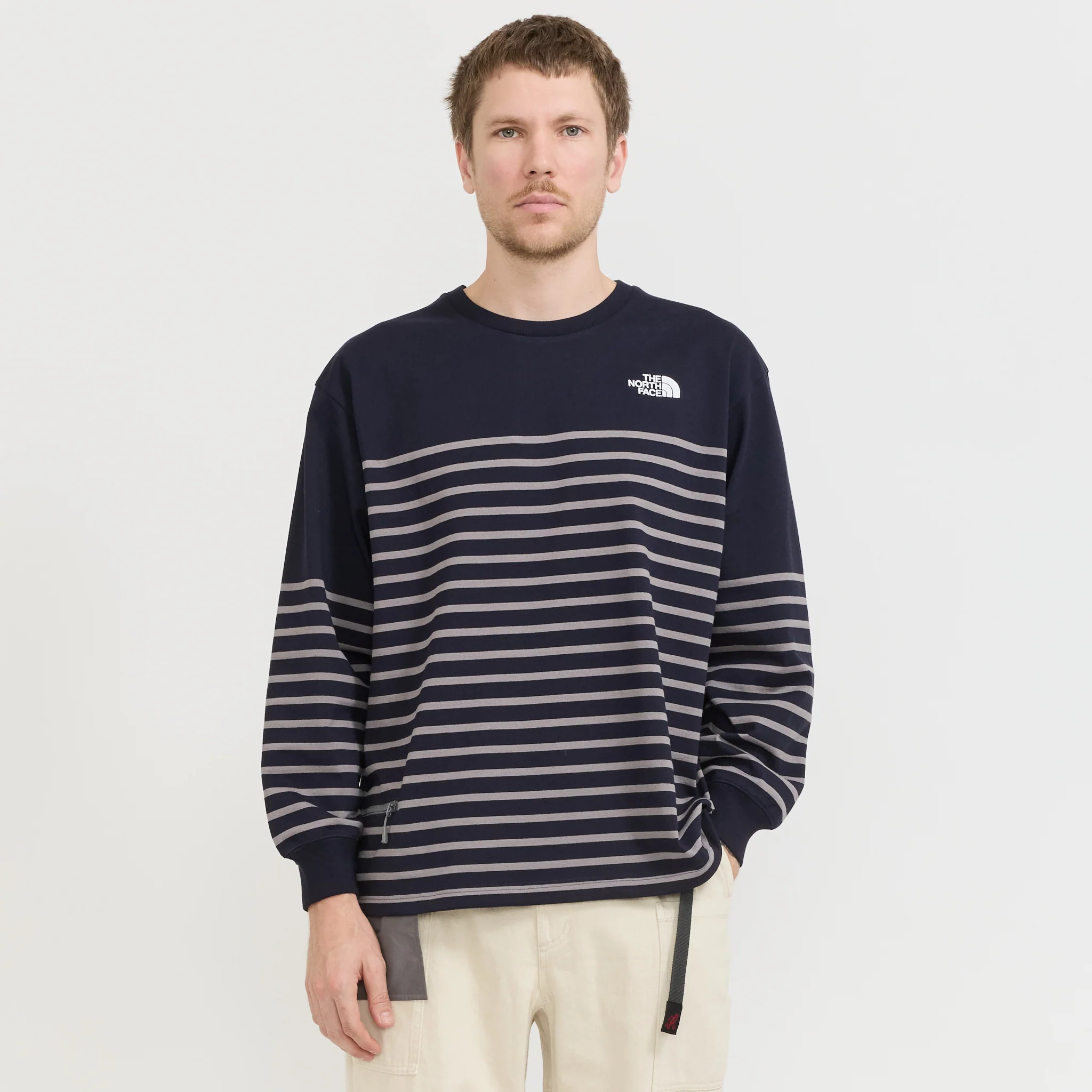 LS Stripe Top Aviator Navy