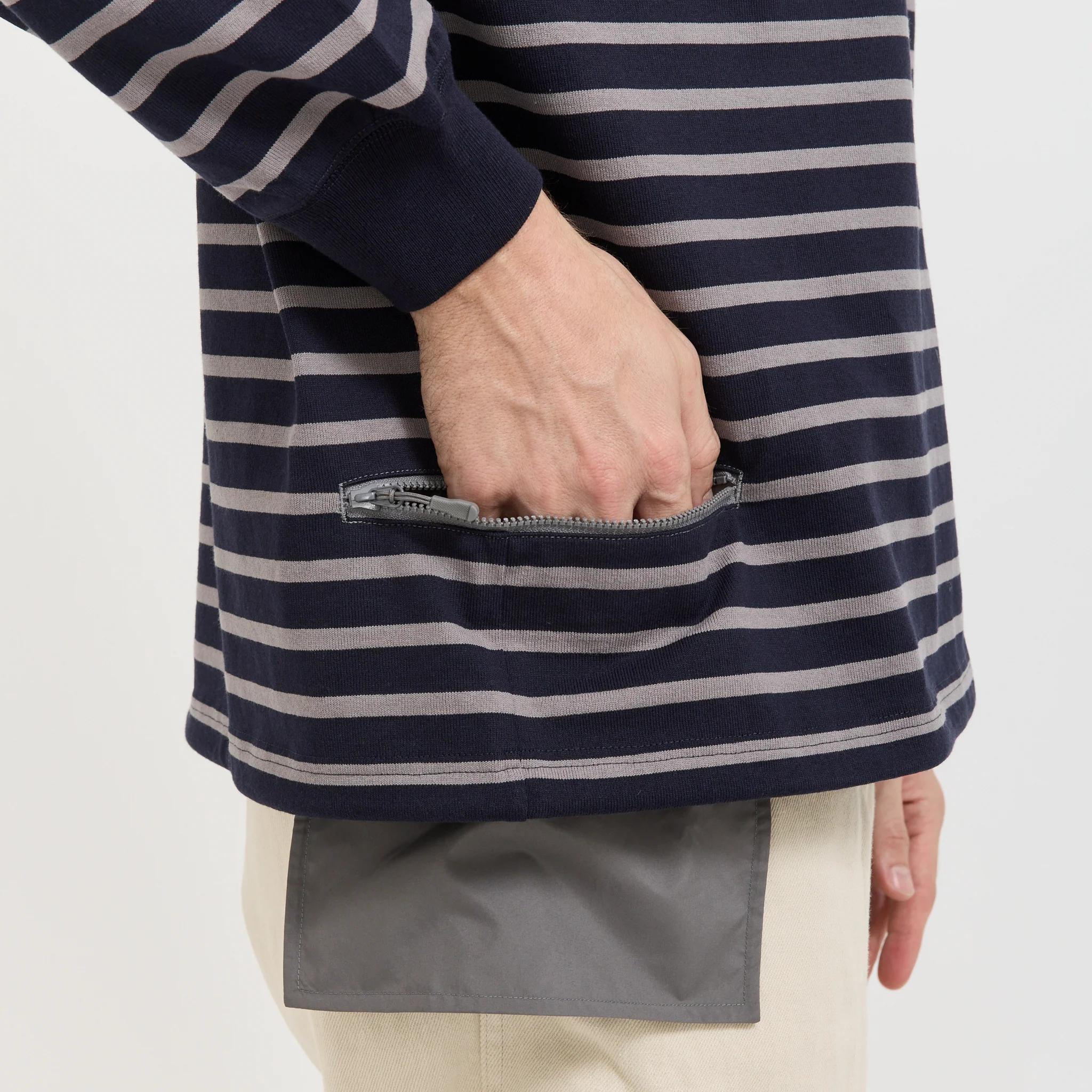 LS Stripe Top Aviator Navy - Image 6
