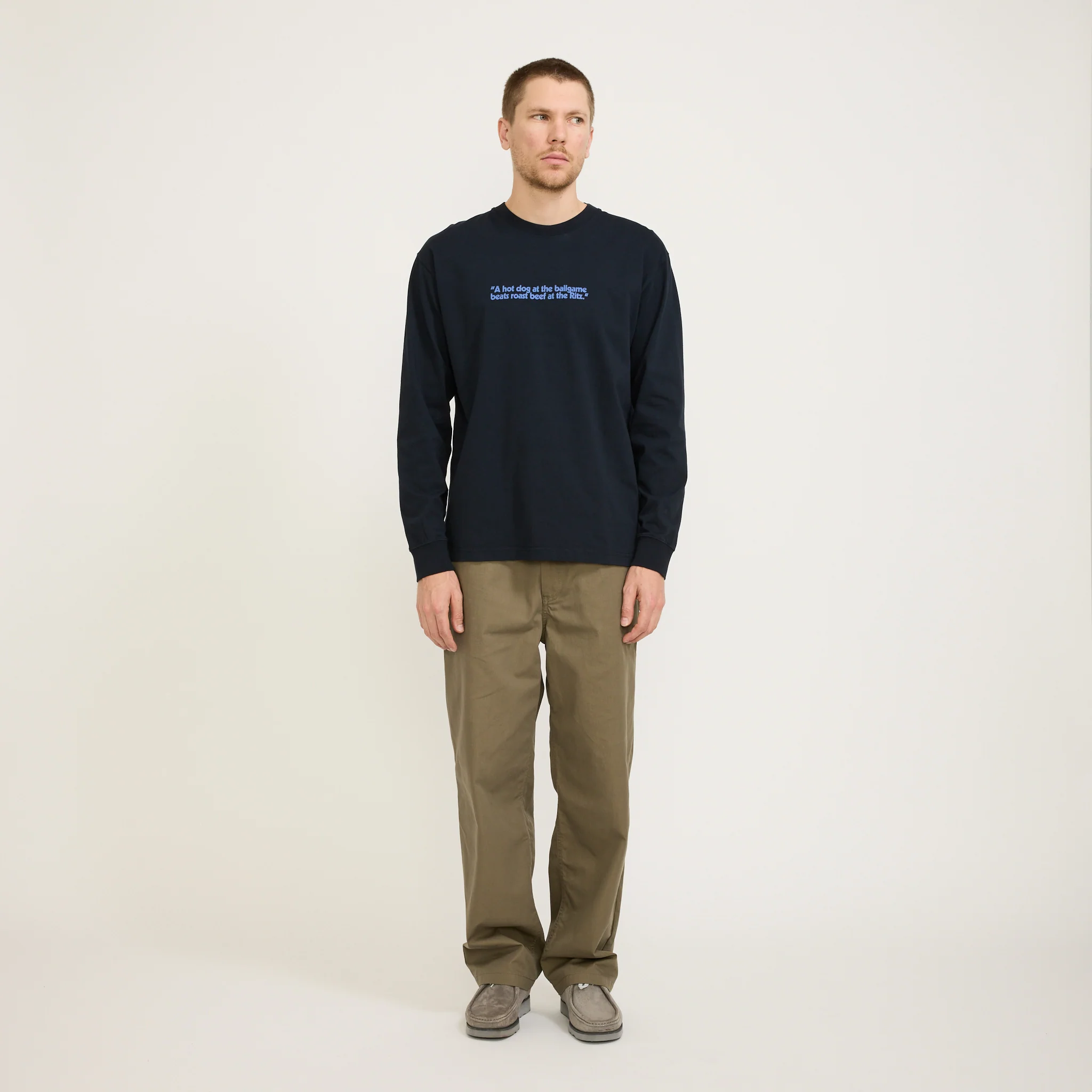 LS Tee Ritz Dark Navy - Image 3