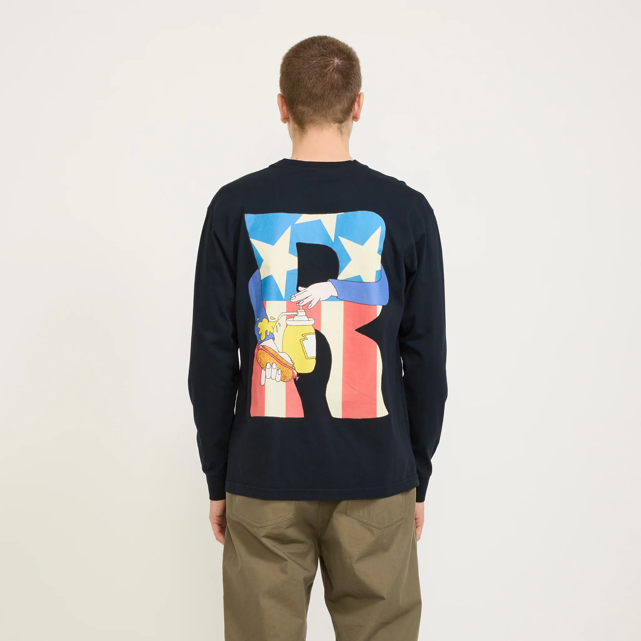 LS Tee Ritz Dark Navy - Image 5