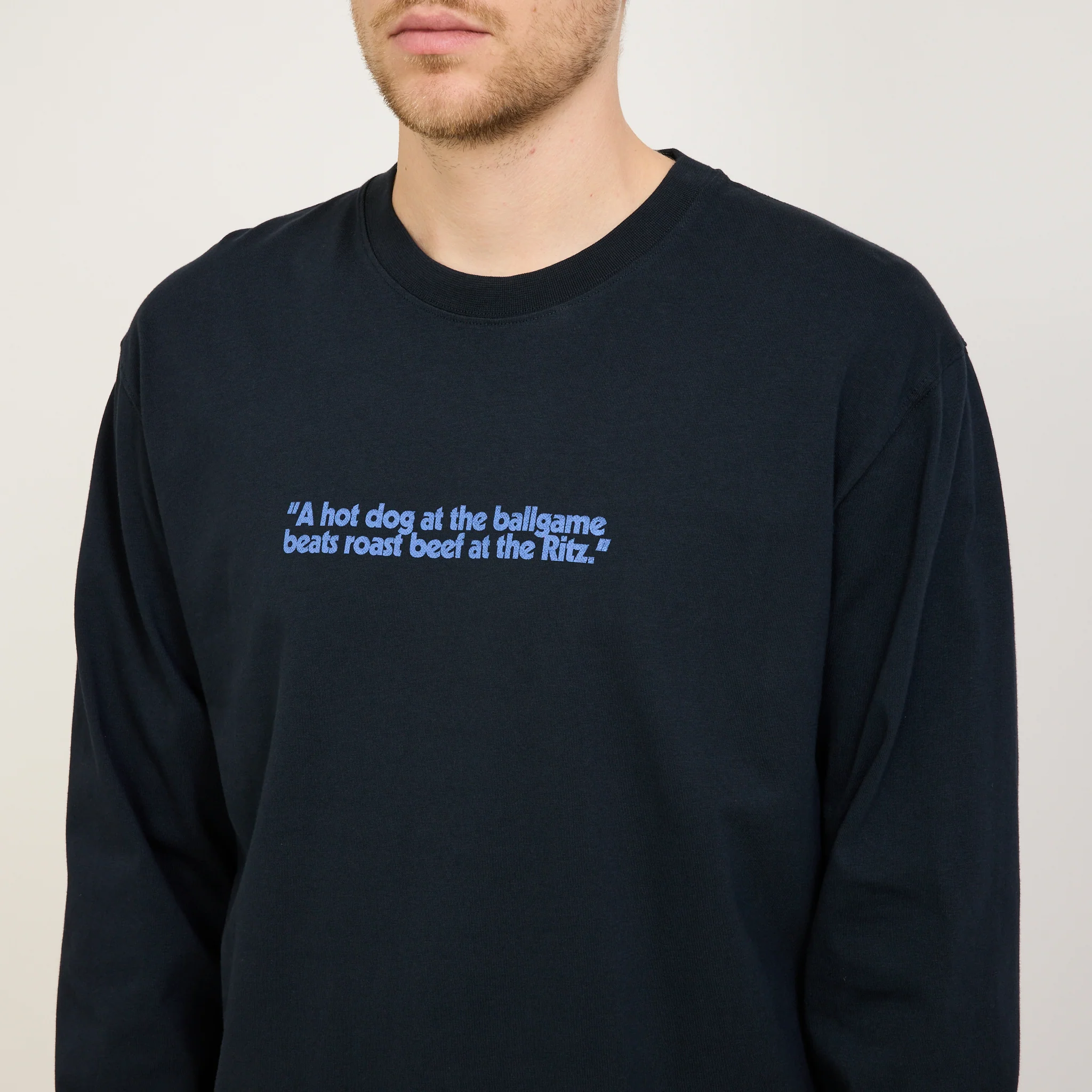 LS Tee Ritz Dark Navy - Image 6
