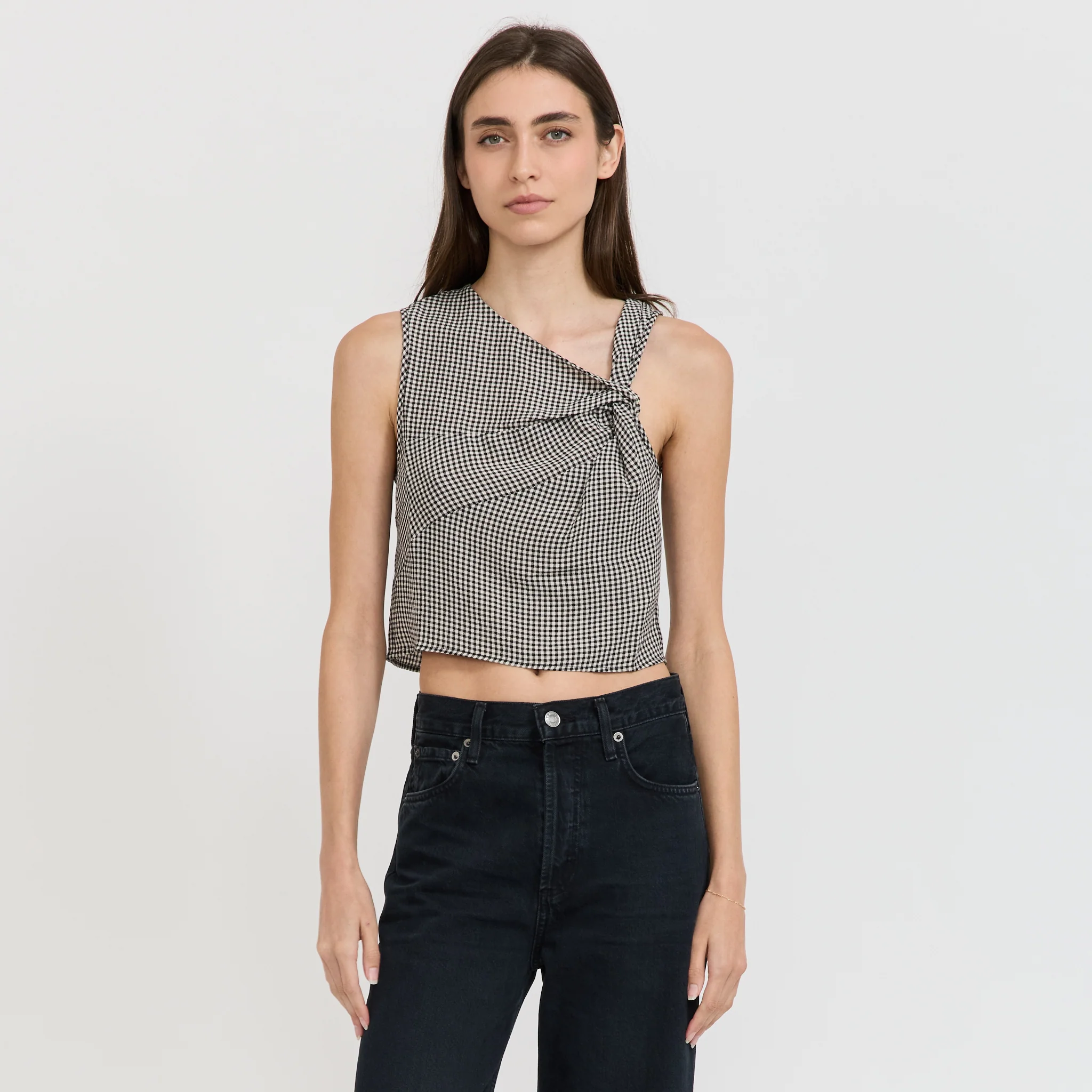 Luma Top Whiblack