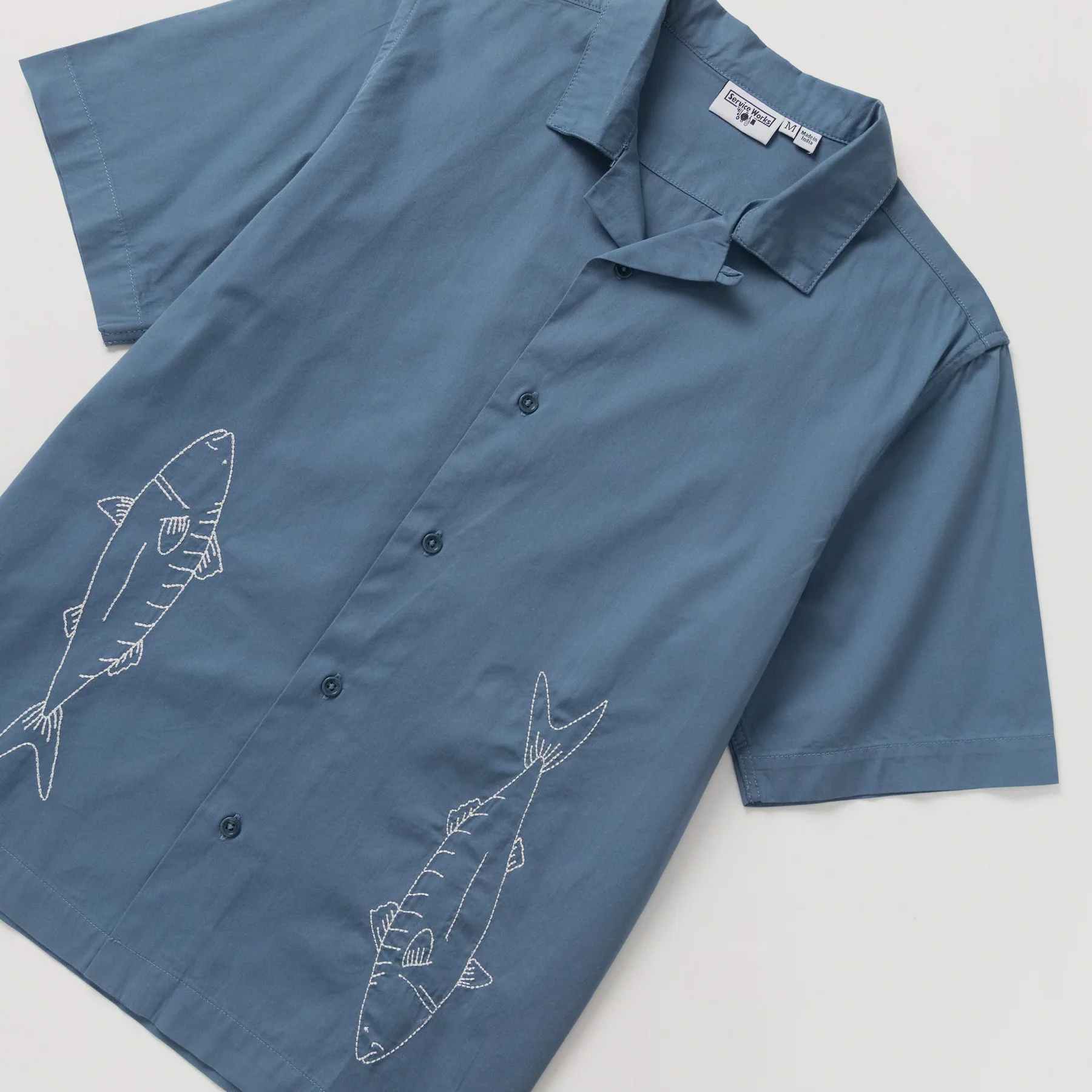 Mackerel Shirt Slate - Image 3