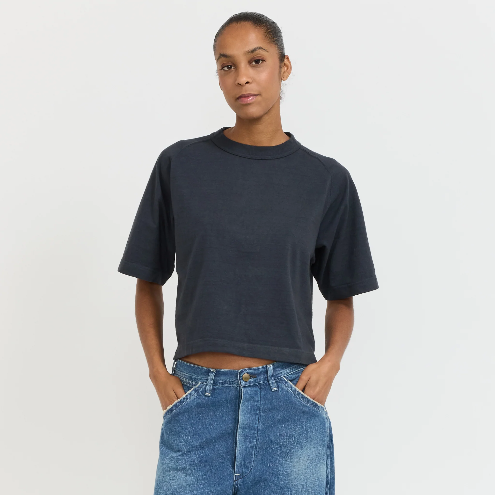 Mahuna SS T-Shirt Blue Graphite